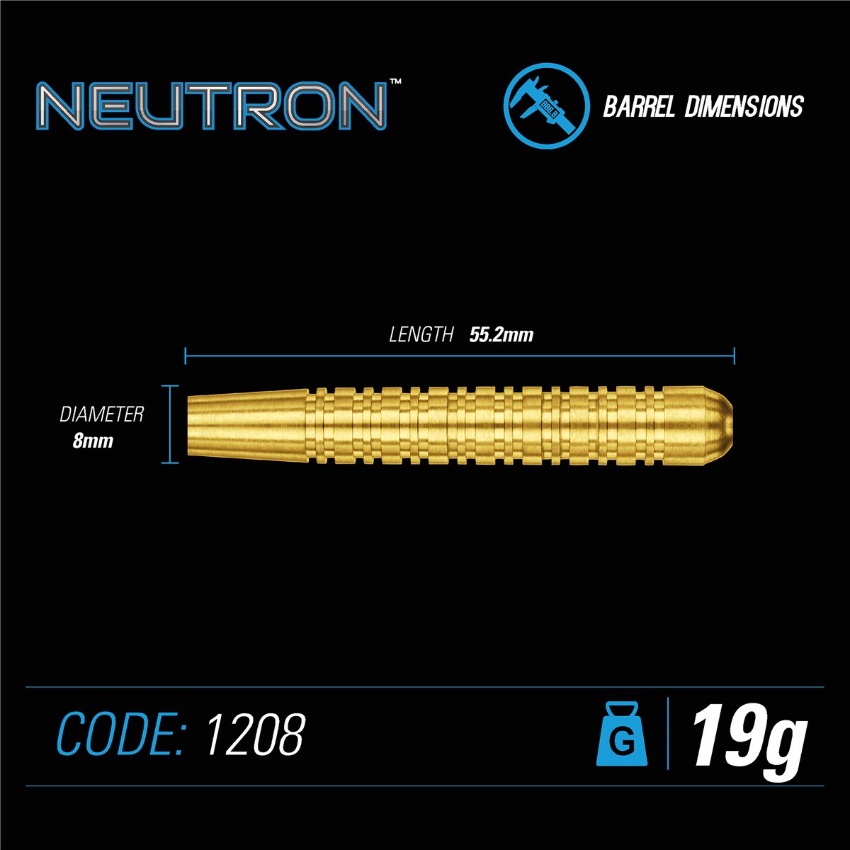  Winmau Neutron Brass Steeldarts