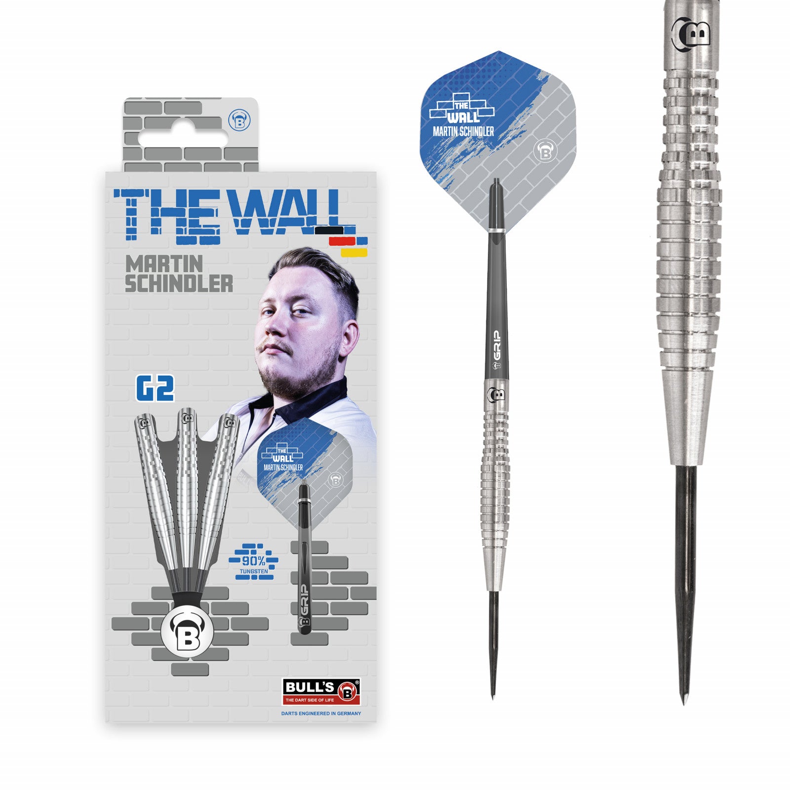  Bull's Martin Schindler Generation 2 90% Tungsten Steeldarts