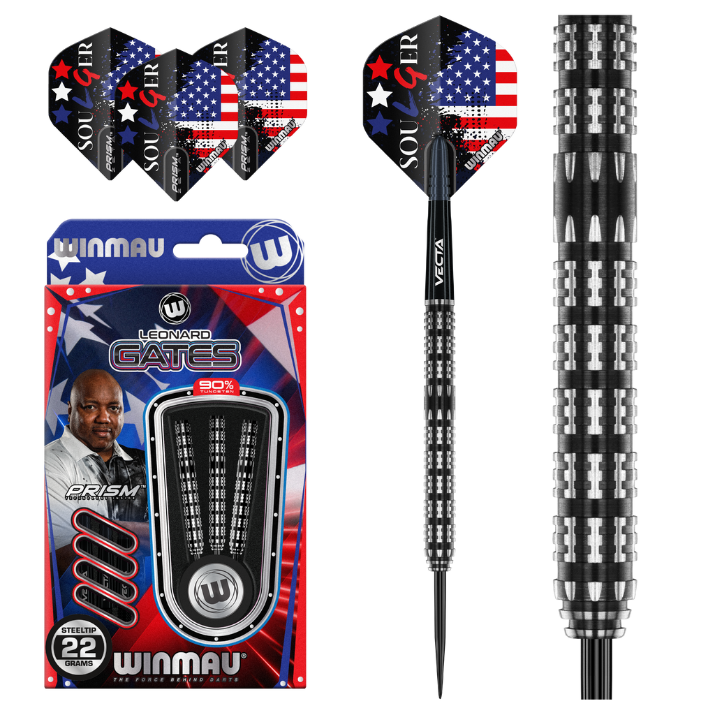 Winmau Leonard Gates 90% Tungsten Steeldarts