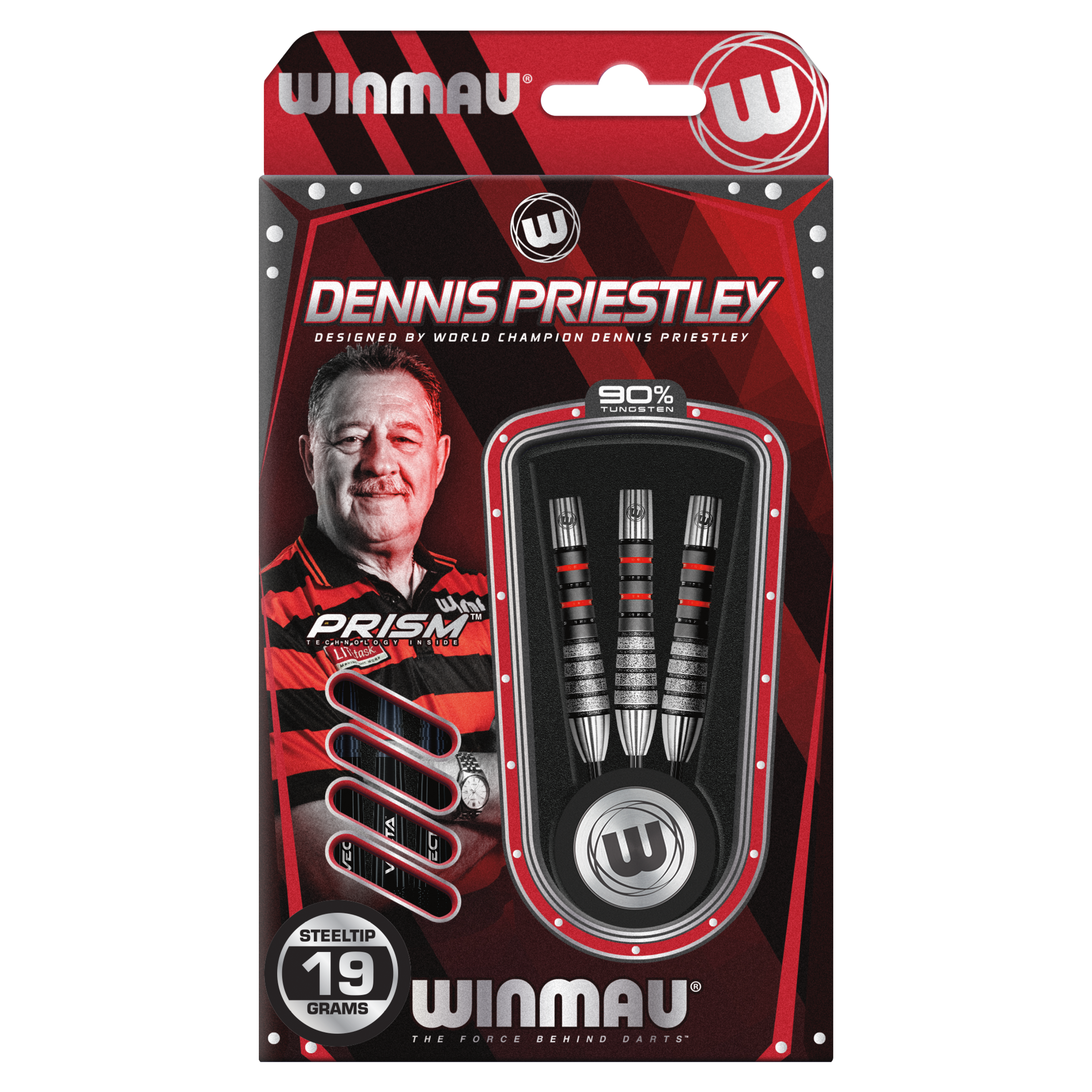  Winmau Dennis Priestley Diamond 3-Zero 90% Tungsten Steeldarts