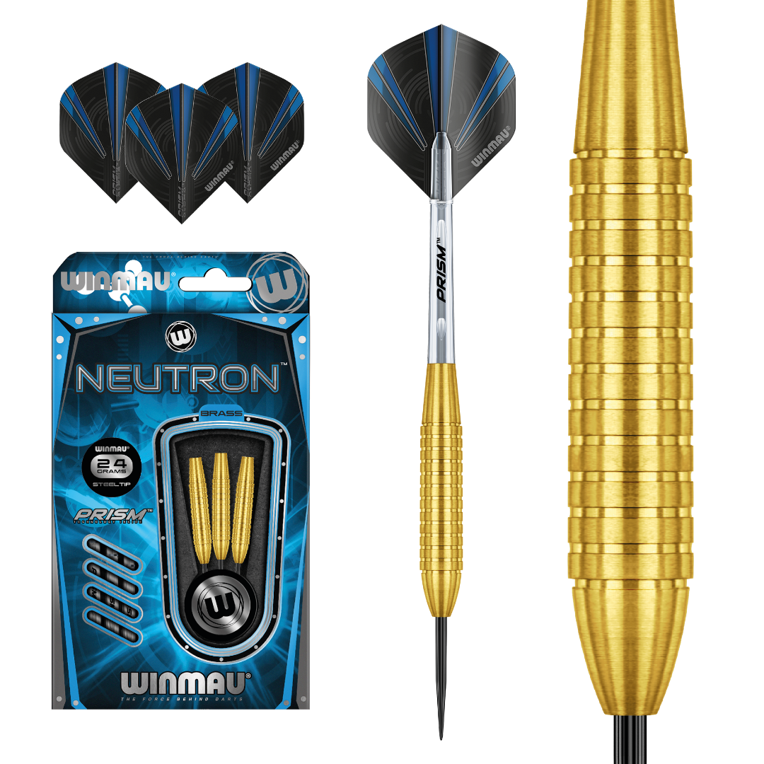  Winmau Neutron Brass Steeldarts (24g)