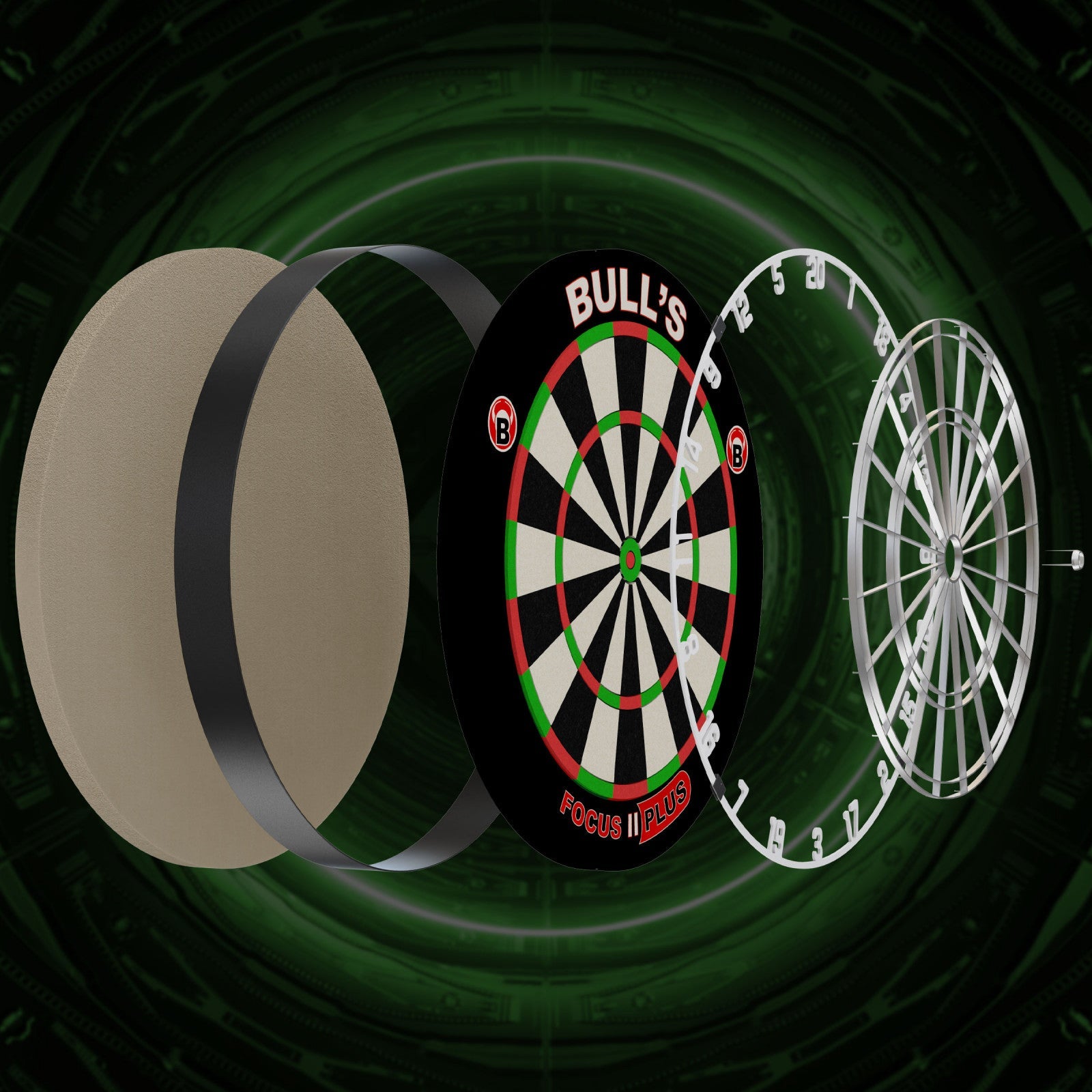  Bull´s Focus II Plus Dartboard