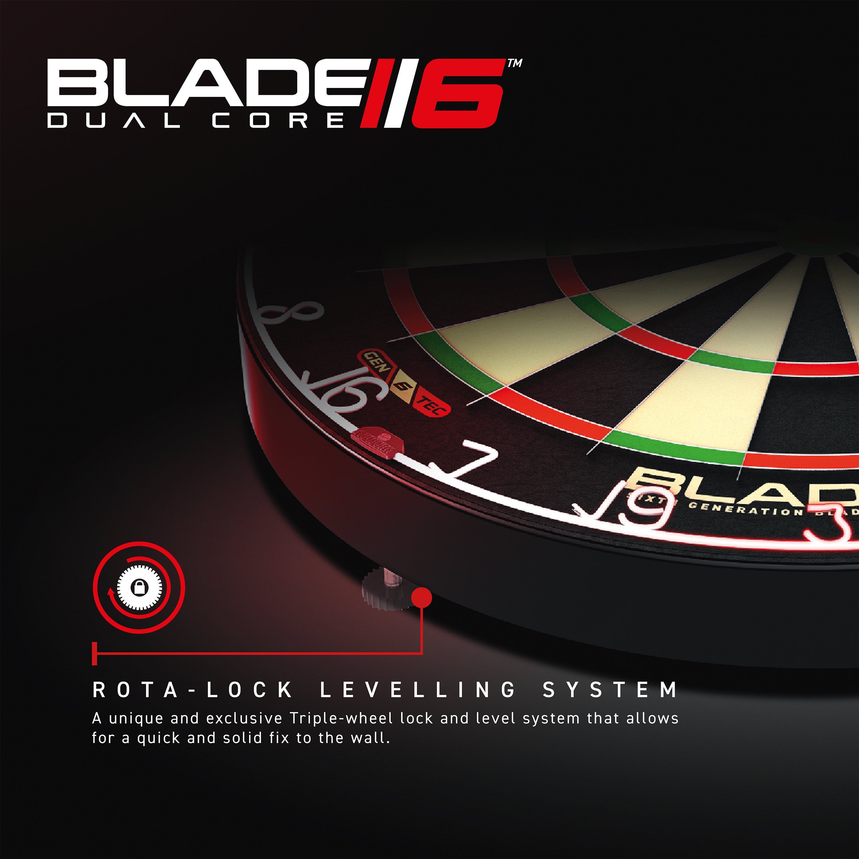  Winmau Blade 6 Dual Core Steeldartboard