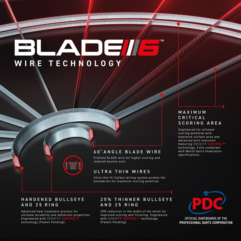  Winmau Blade 6 Triple Core Steeldartboard