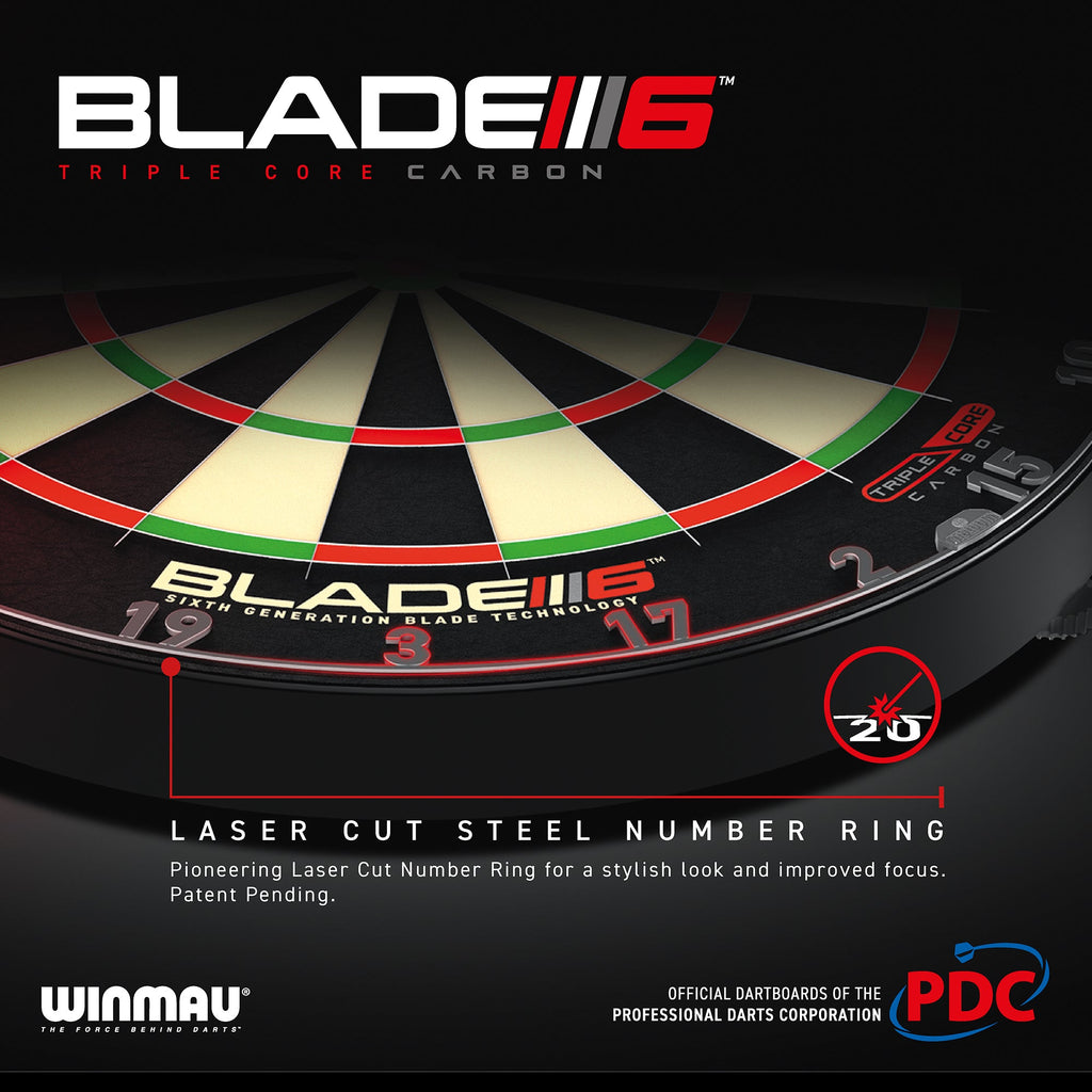  Winmau Blade 6 Triple Core Steeldartboard