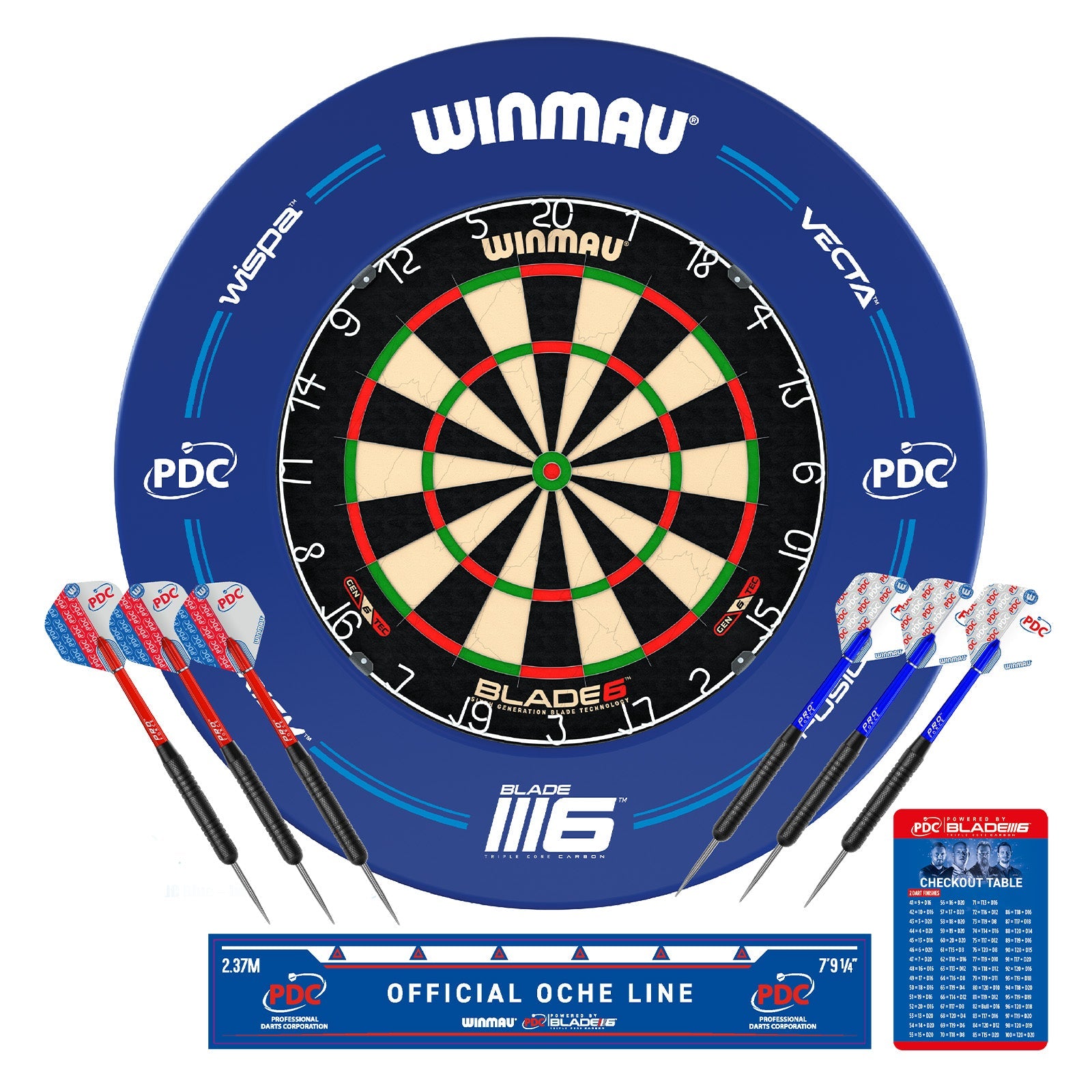  Winmau PDC Dartboard Surround Set