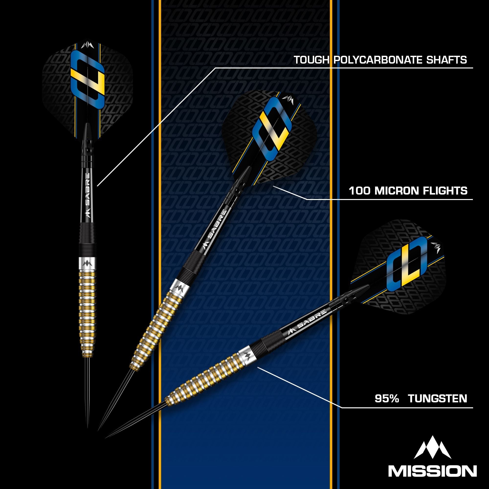  Mission Oskar Lukasiak 95% Tungsten Steeldarts