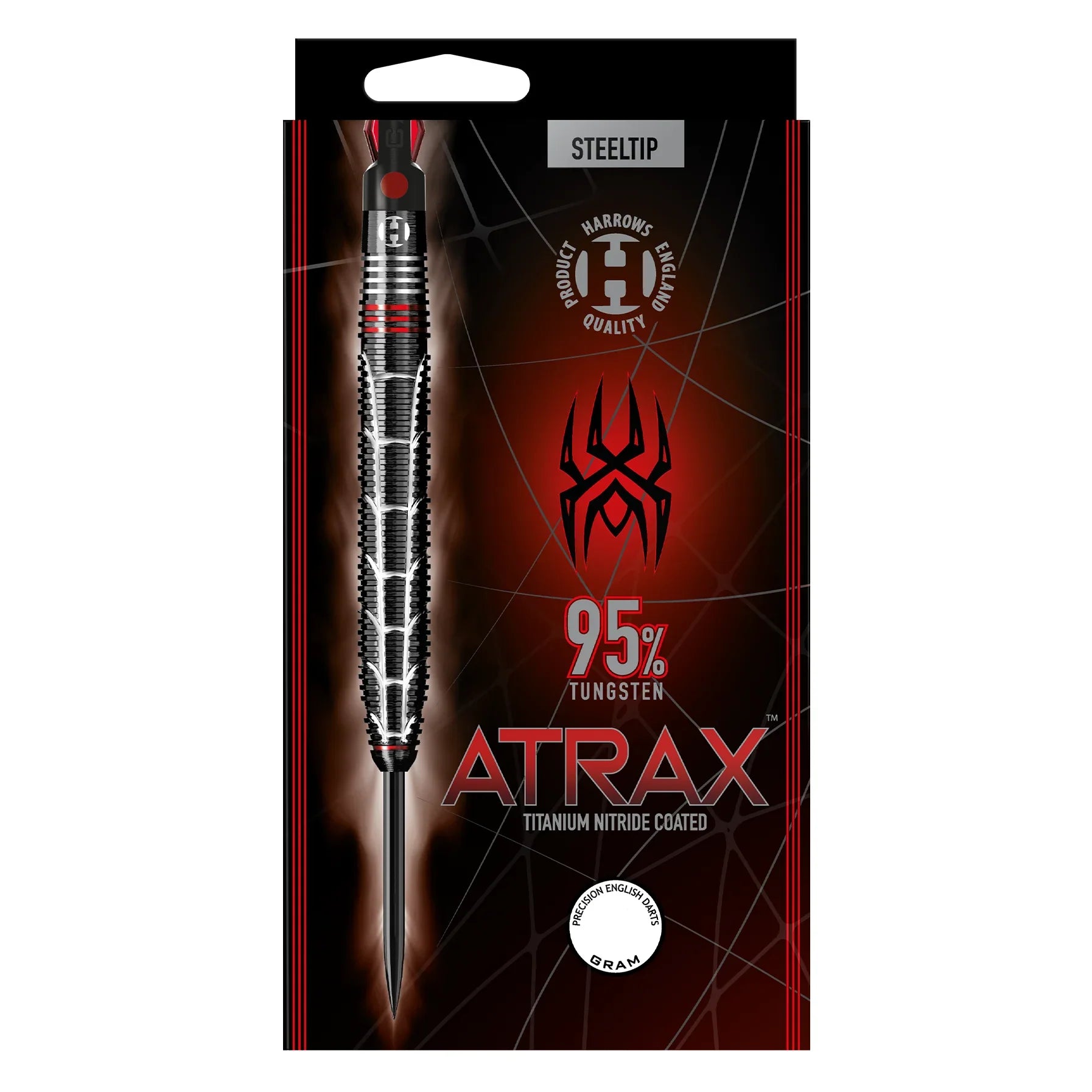  Harrows Atrax 95% Tungsten Steeldarts