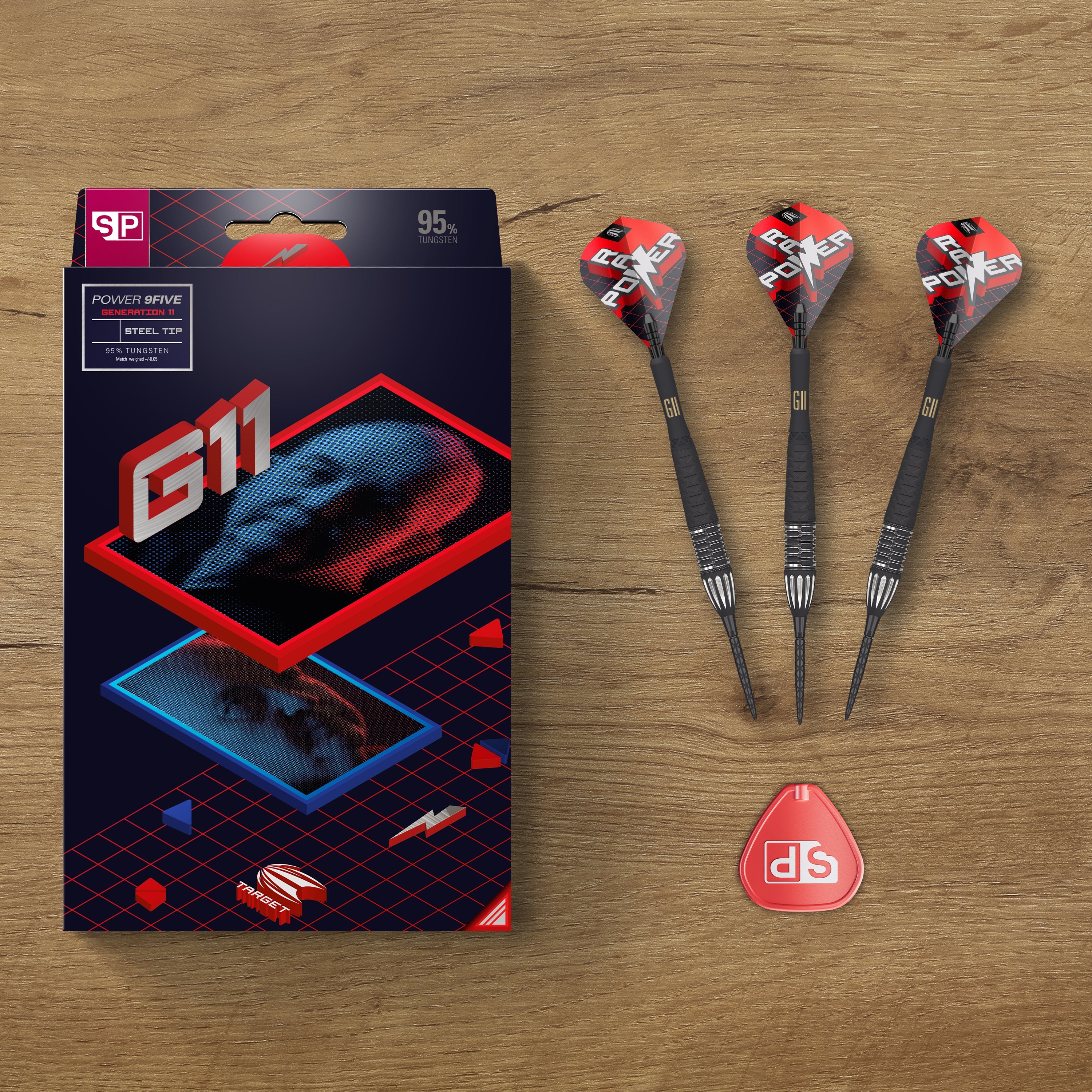  Target Phil Taylor RAW Power G11 95% Tungsten Swiss Point Steeldarts