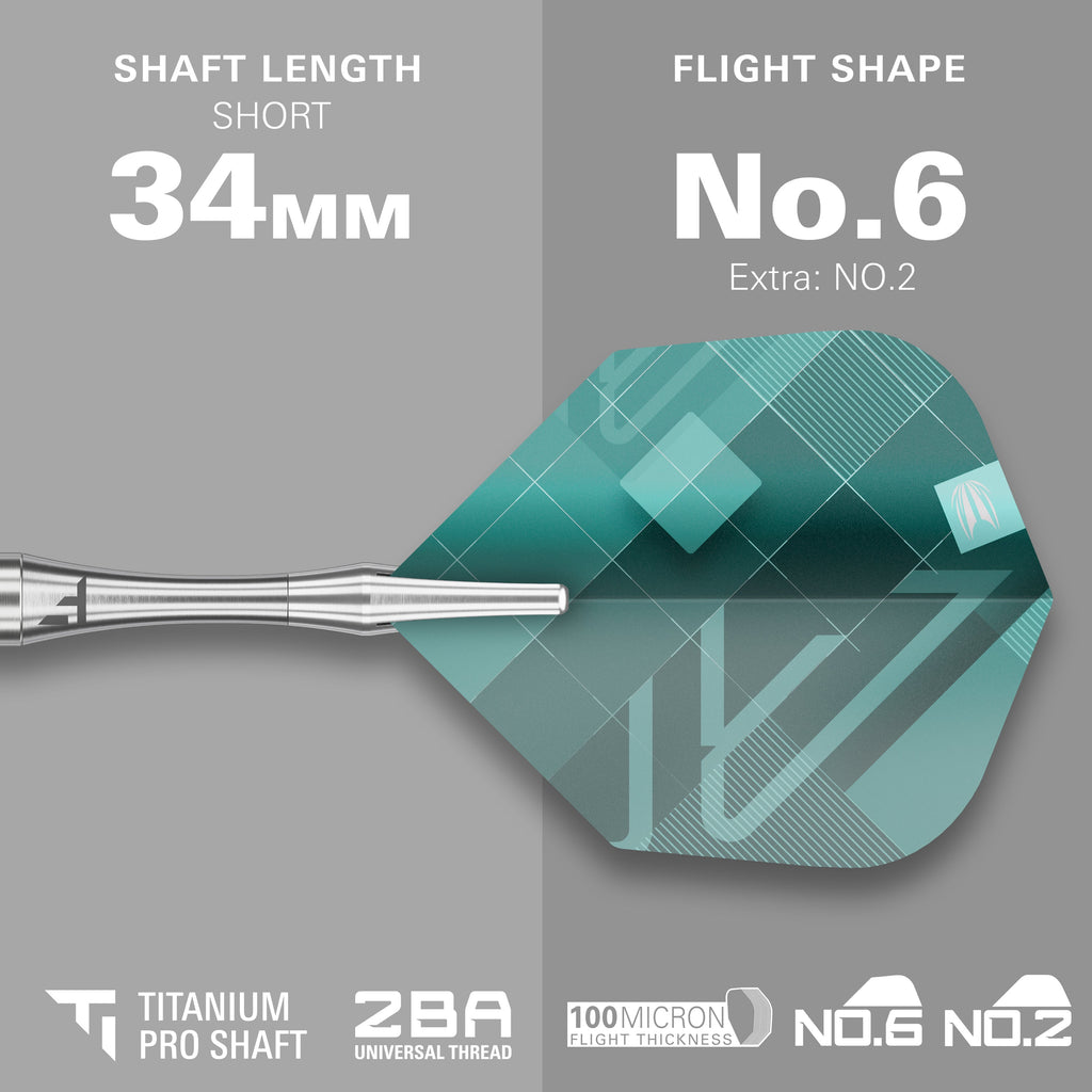  Target Rove 02 90% Tungsten Swiss Point Steeldarts