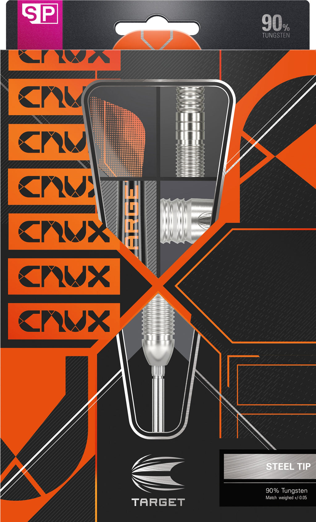  Target Crux 02 90% Tungsten Swiss Point Steeldarts