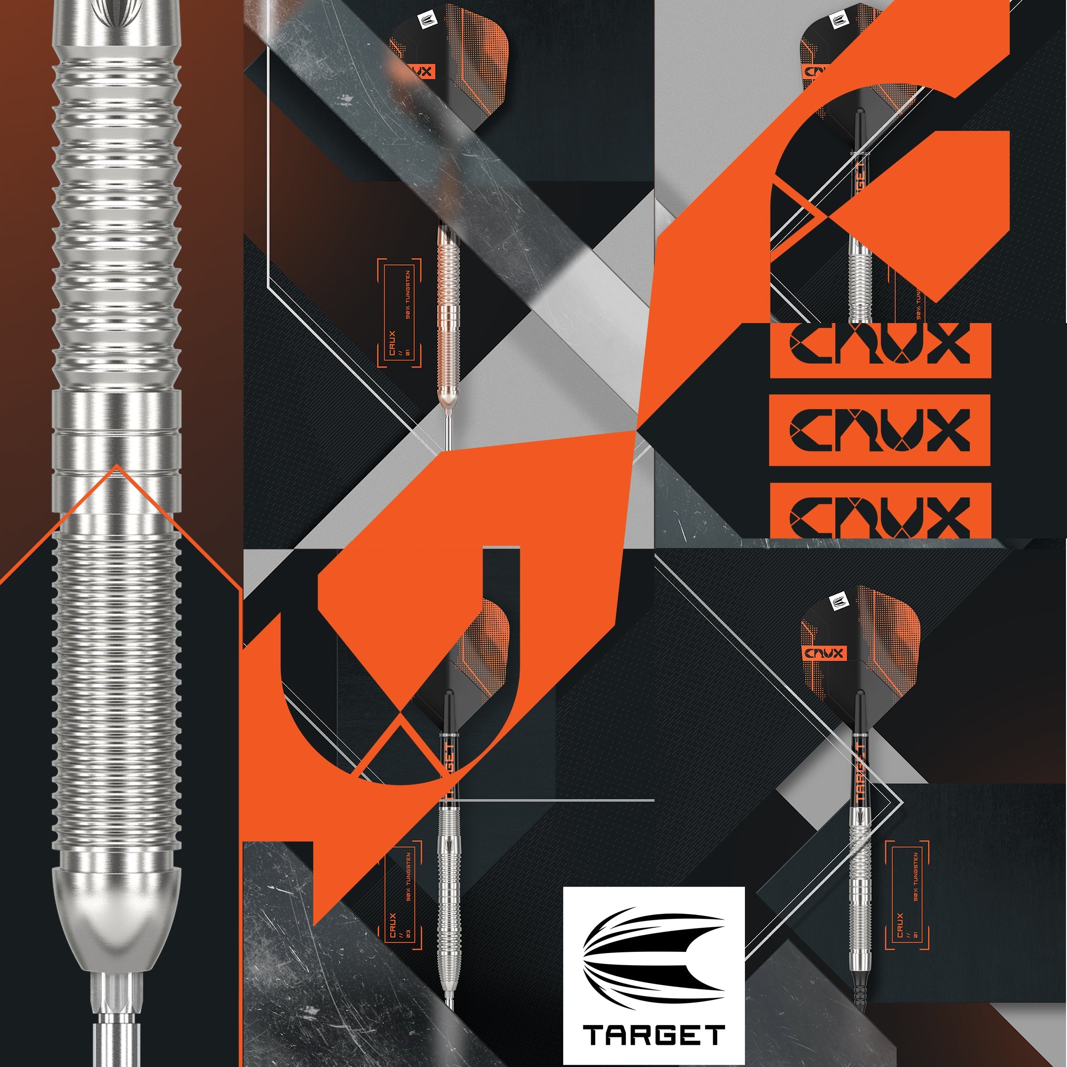  Target Crux 01 90% Tungsten Swiss Point Steeldarts