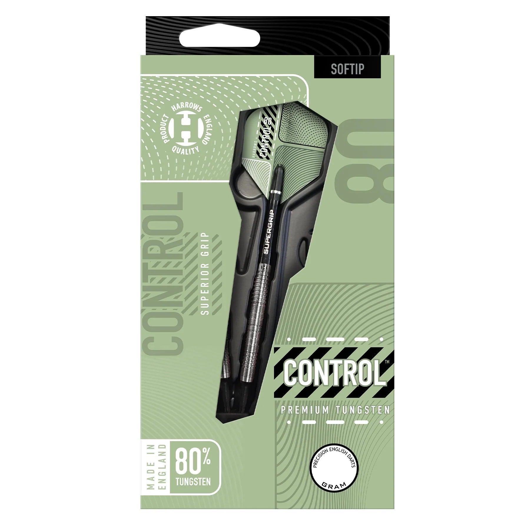  Harrows Control Parallel 80% Tungsten Softdarts