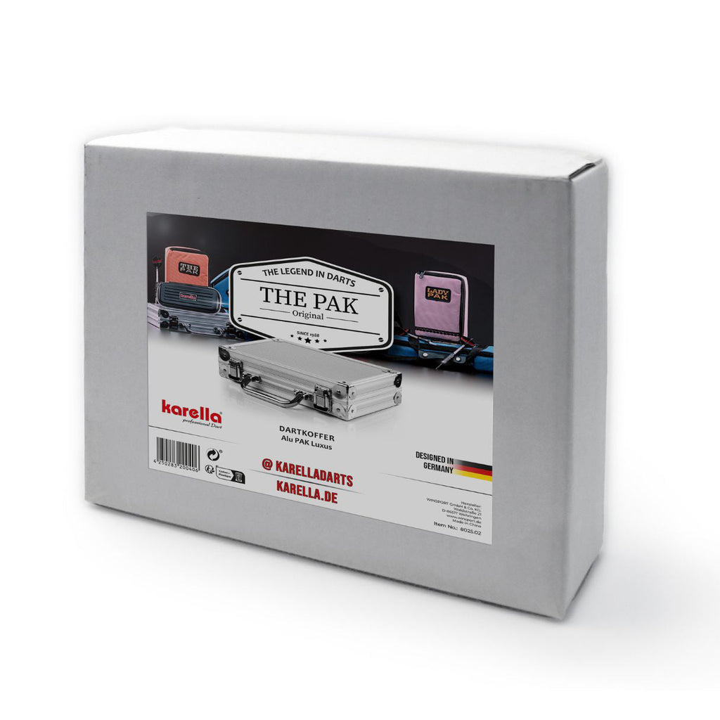  Karella Dartkoffer ALU PAK Luxus - Silber