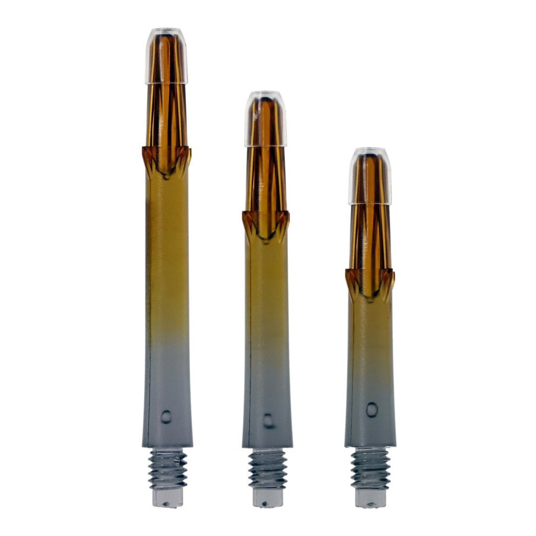  L-Style Locked Straight TwoTone Shafts - Schwarz / Orange