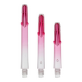  L-Style Locked Straight TwoTone Shafts - Transparent / Pink