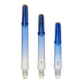  L-Style Locked Straight TwoTone Shafts - Transparent / Blau