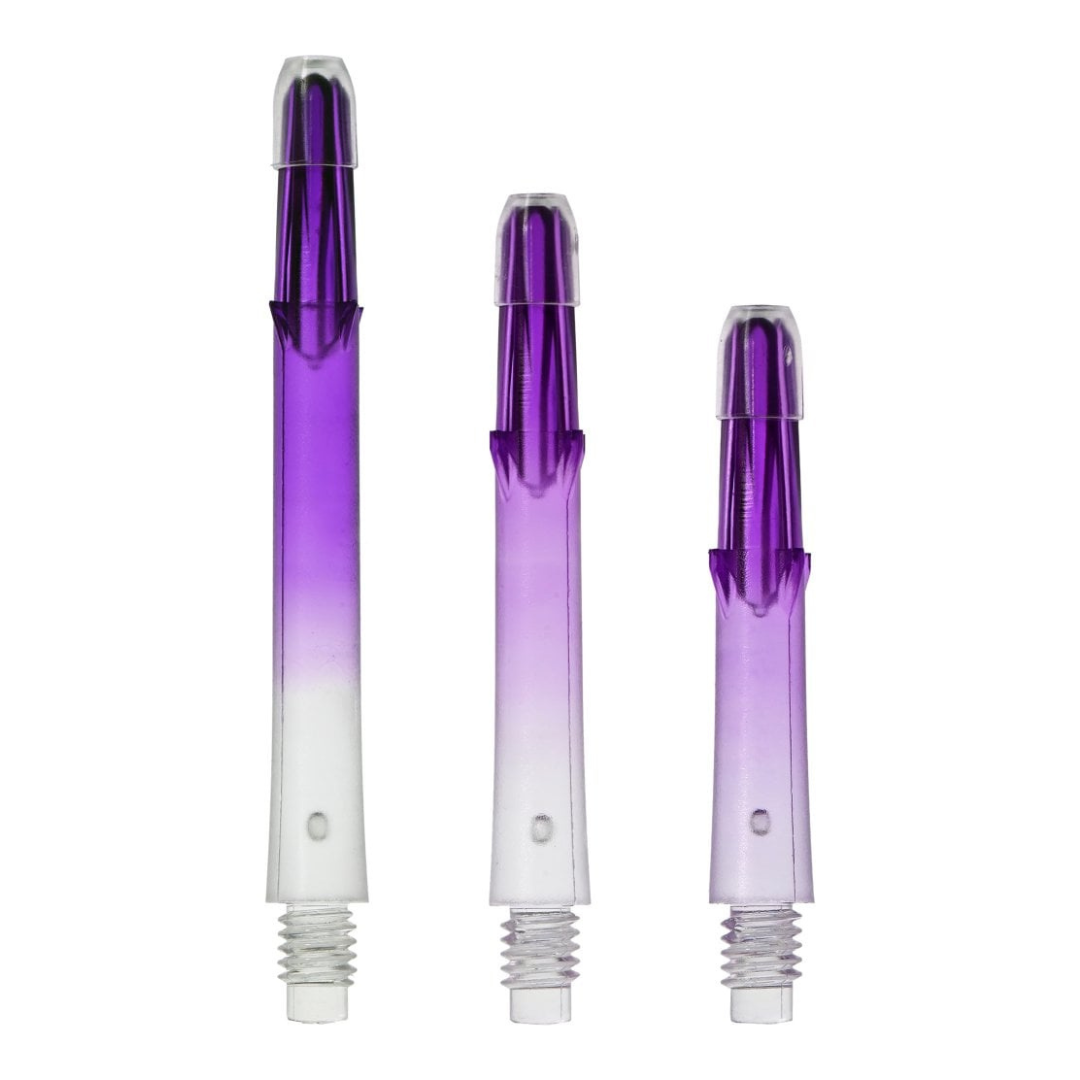  L-Style Locked Straight TwoTone Shafts - Transparent / Lila