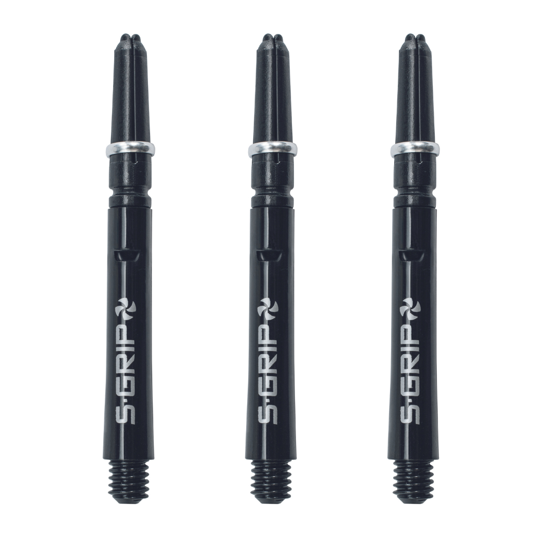  Harrows Supergrip Spin Shafts - Schwarz / Silber