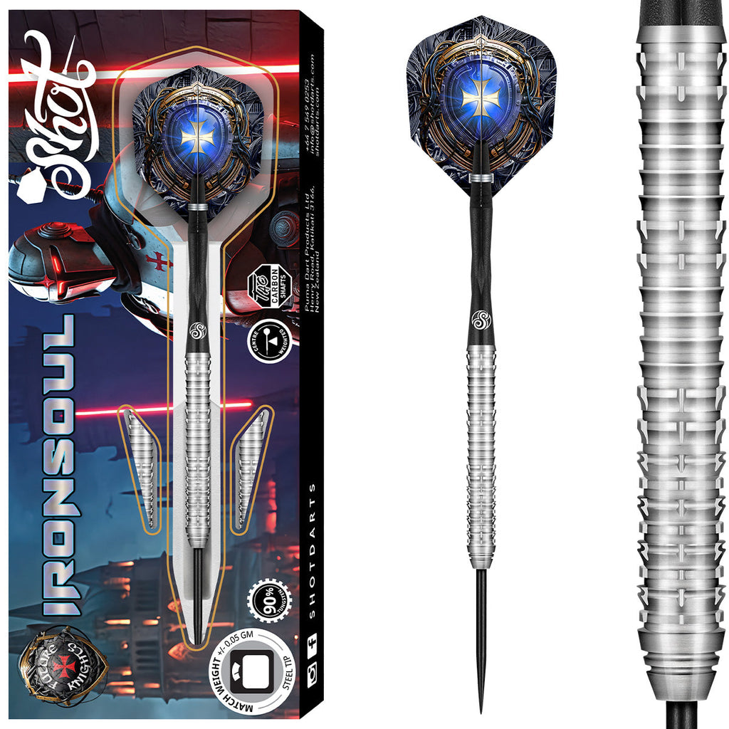  Shot Future Knights Ironsoul 90% Tungsten Steeldarts