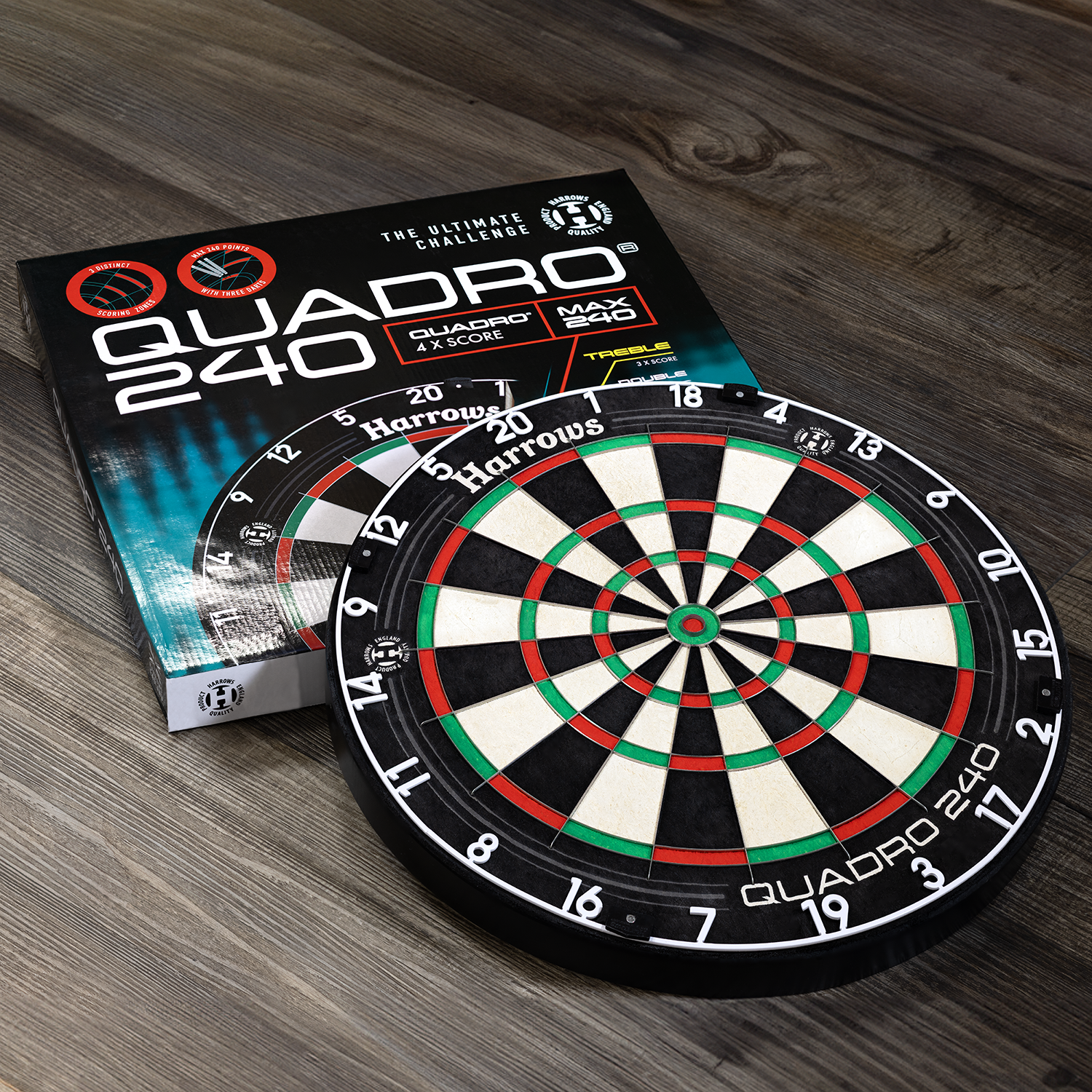  Harrows Quadro 240 Steeldartboard
