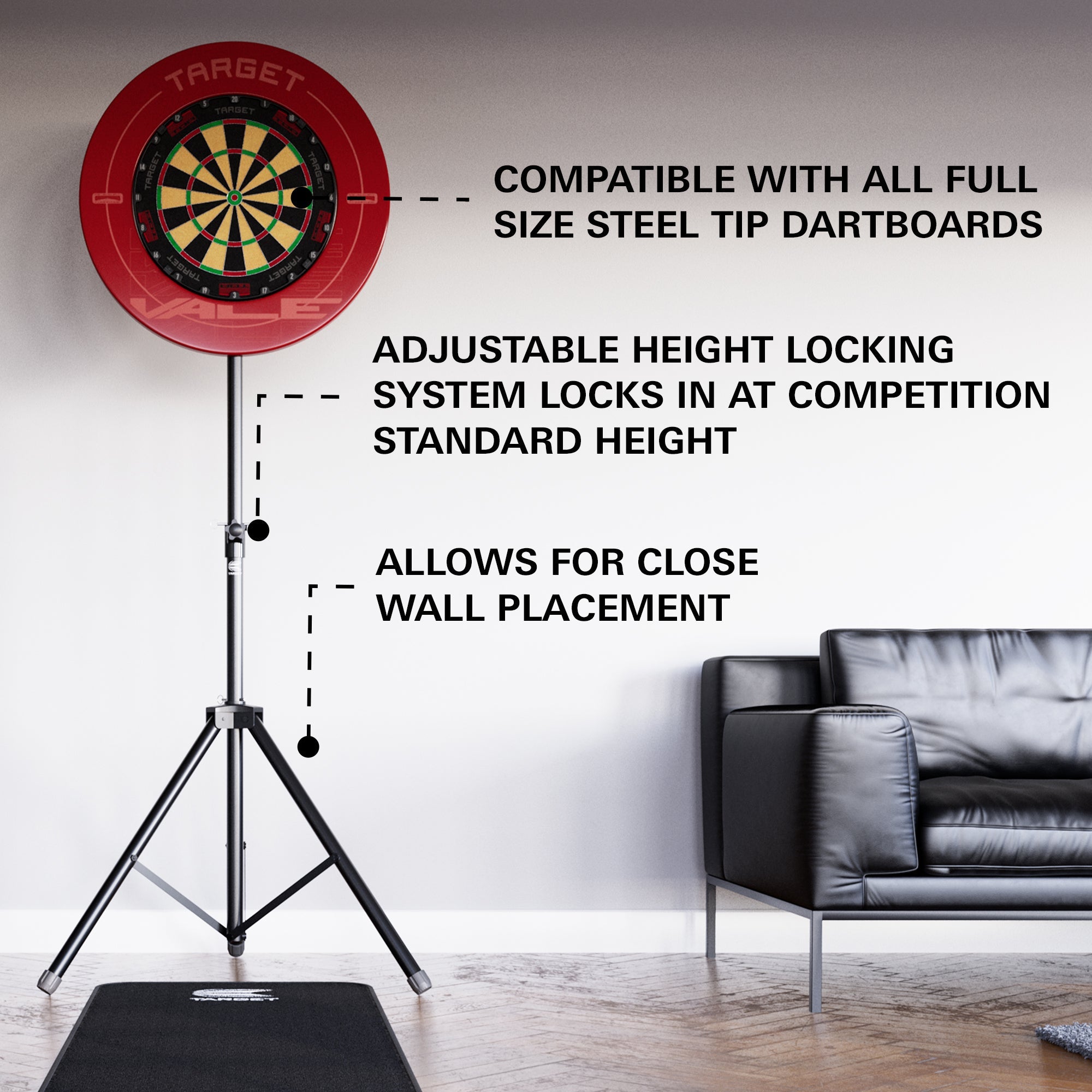  Target Dartboard Stand / Dartboardständer