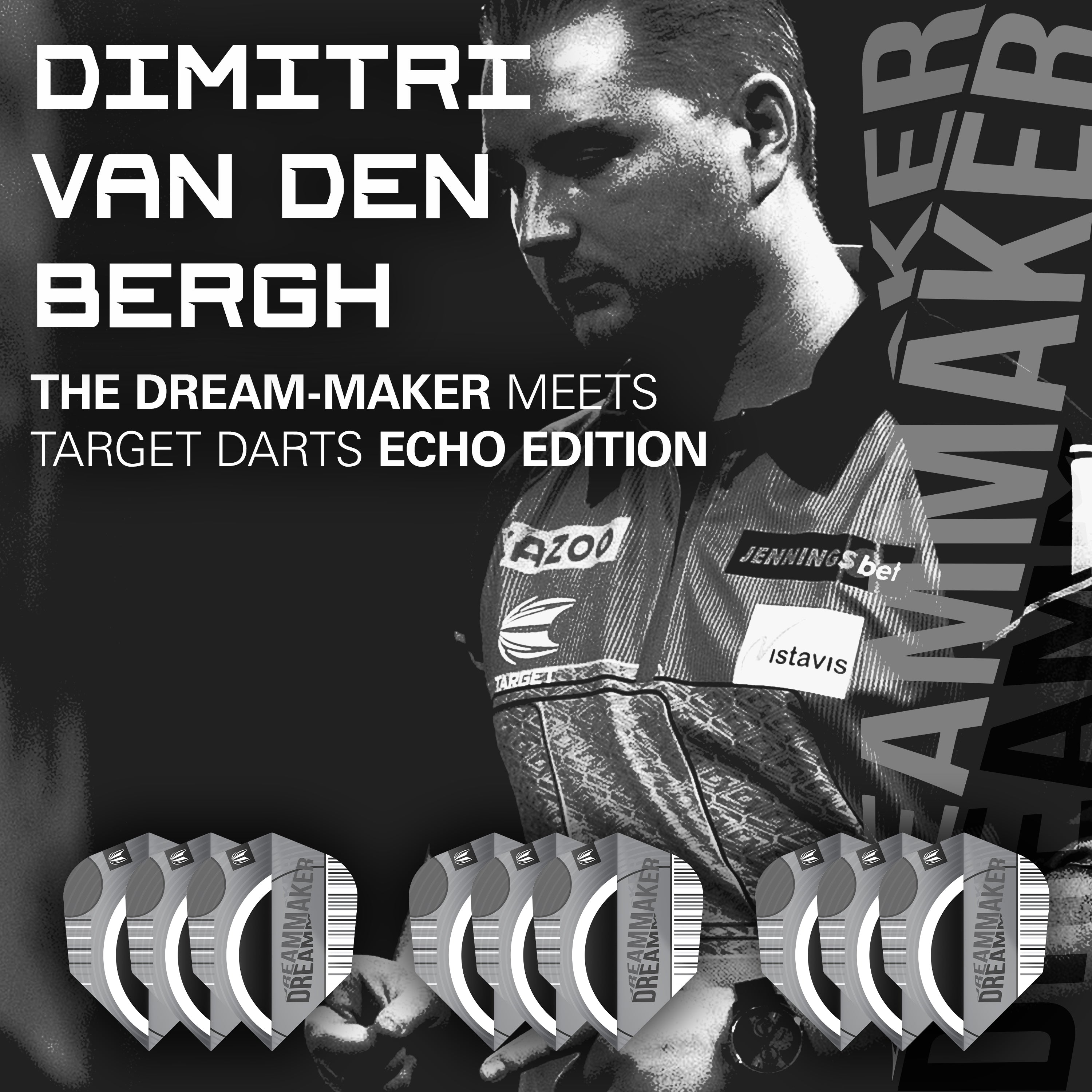  Target Flights Dimitri Van Den Bergh X Echo Pro. Ultra NO6 - 3 Sets