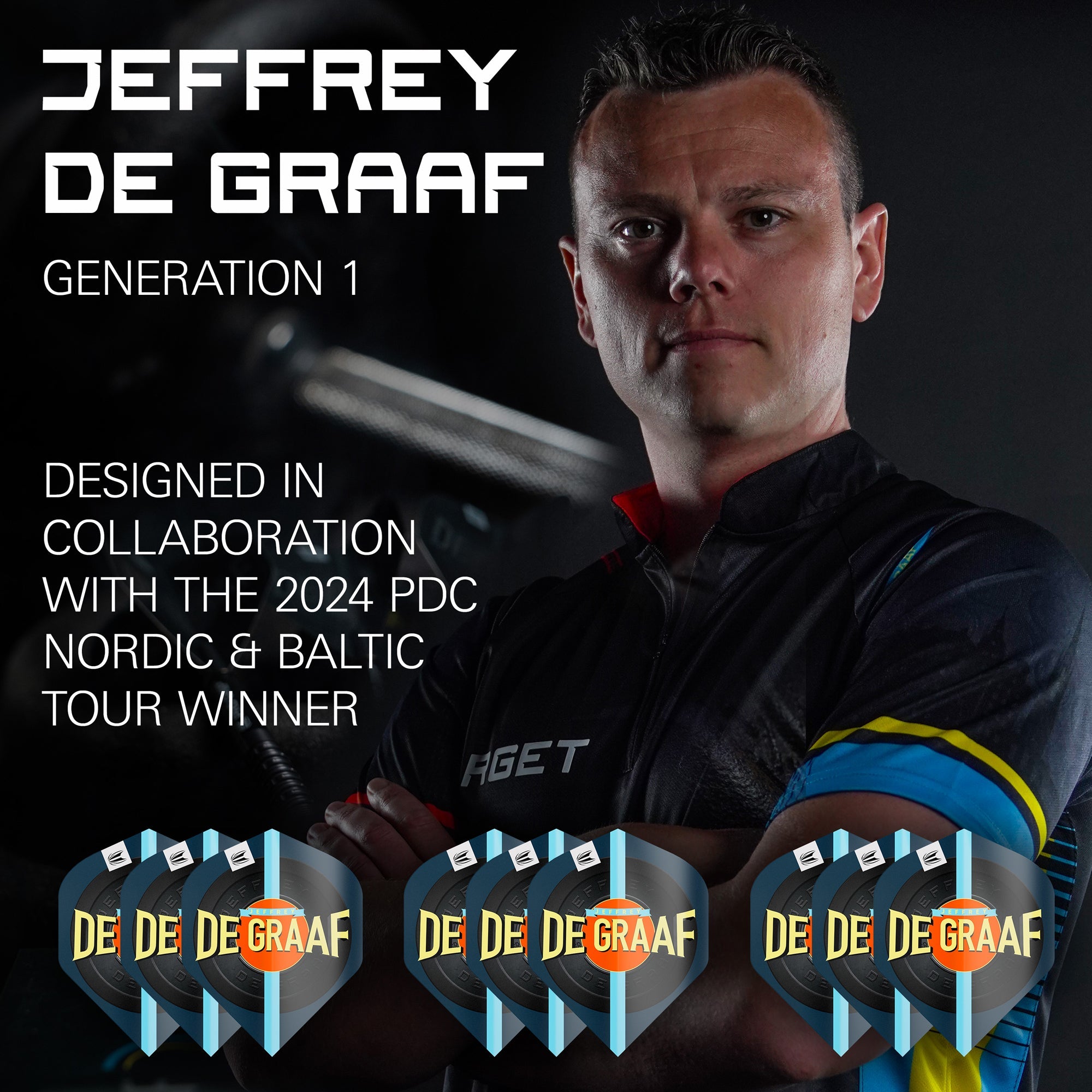 Target Flights Jeffrey De Graaf G1 Pro. Ultra NO2 - 3 Sets