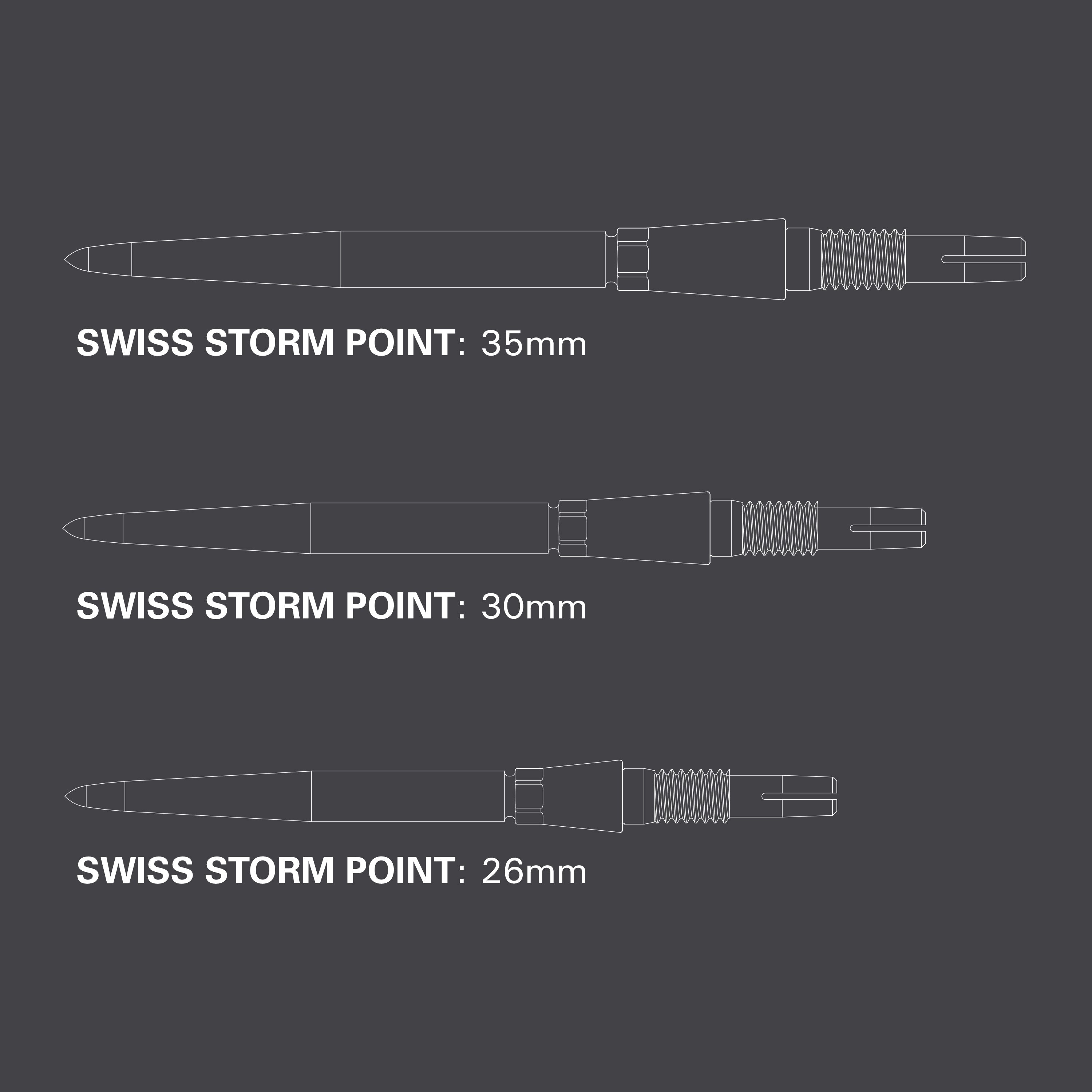  Target Swiss Storm Point - Silber
