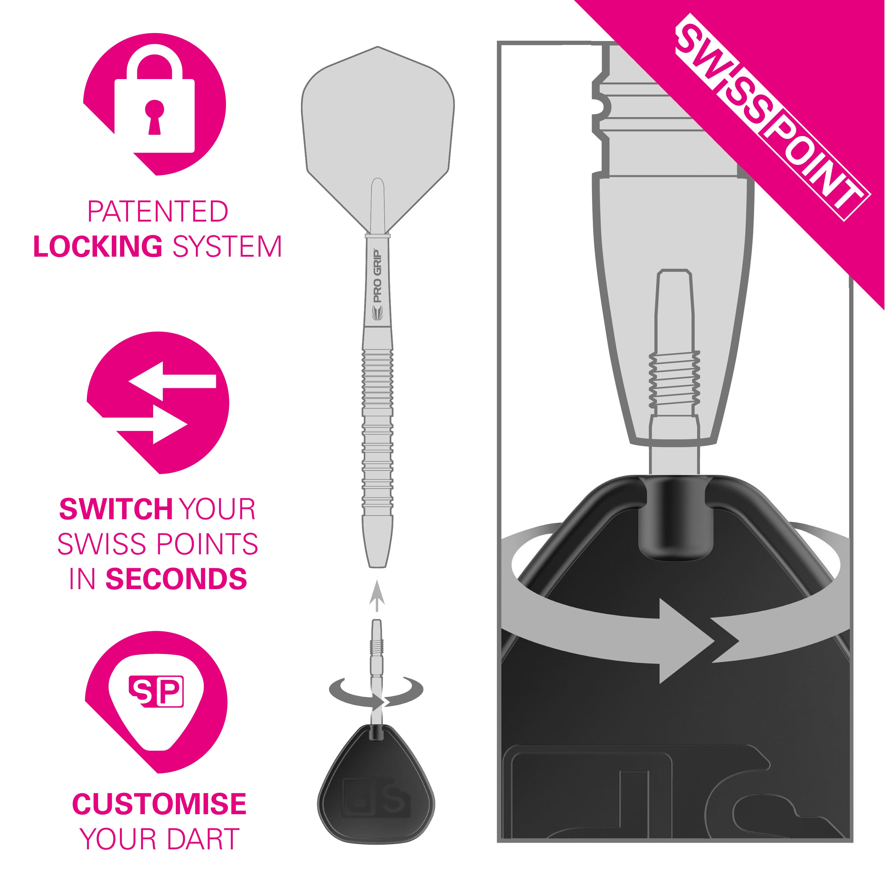  Target Swiss Point Diamond Pro - Schwarz