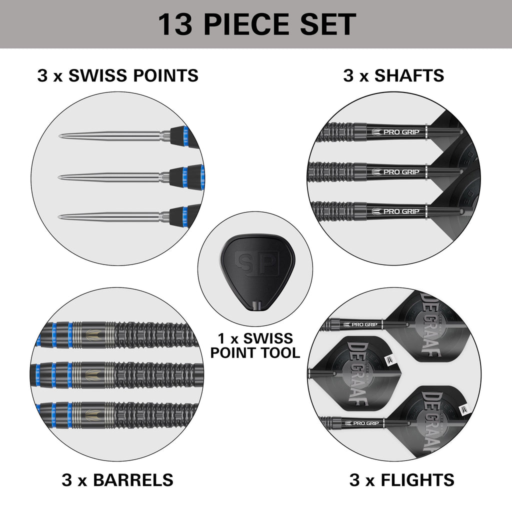 Target Jeffrey De Graaf G1 90% Tungsten Swiss Point Steeldarts