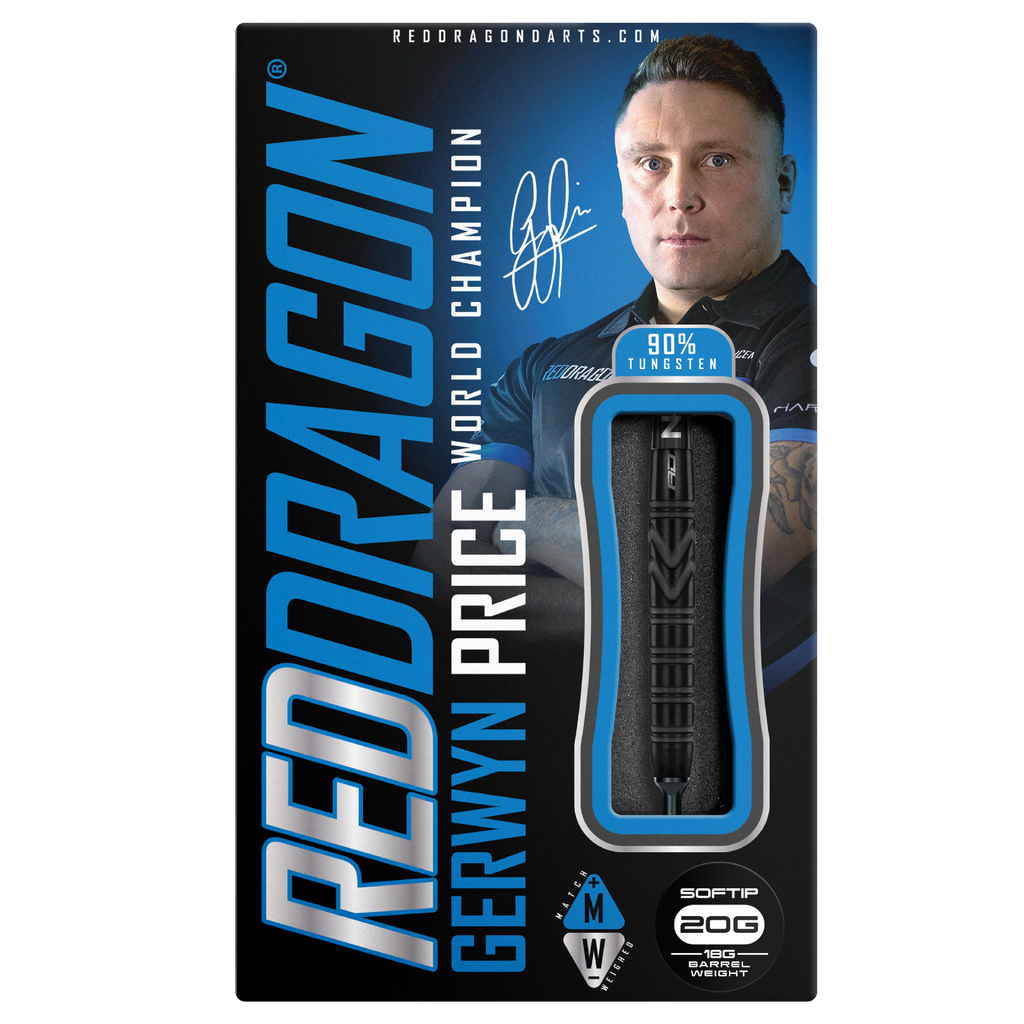  RedDragon Gerwyn Price Black SE 90% Tungsten Softdarts