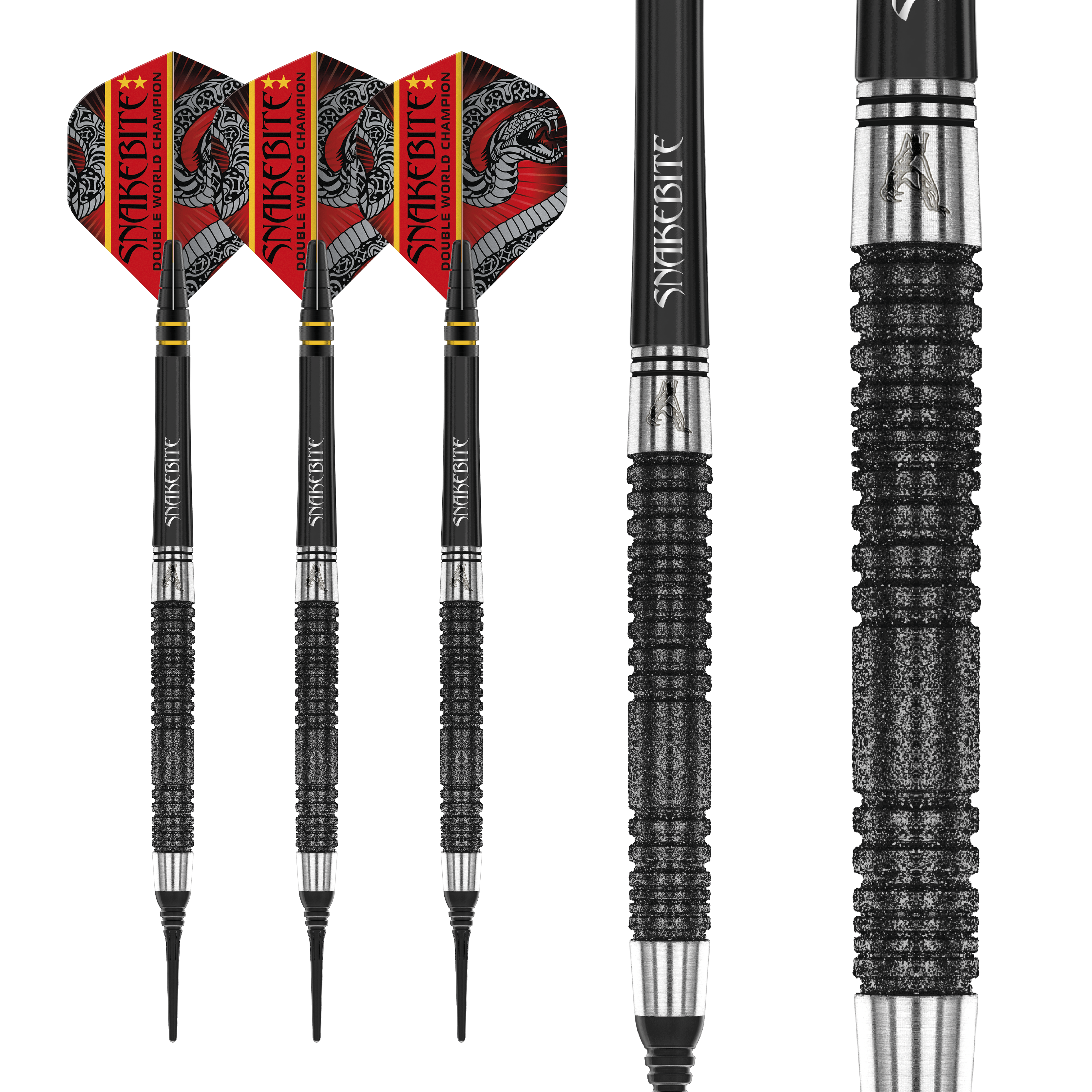  RedDragon Peter Wright Double WC SE Black 90% Tungsten Softdarts