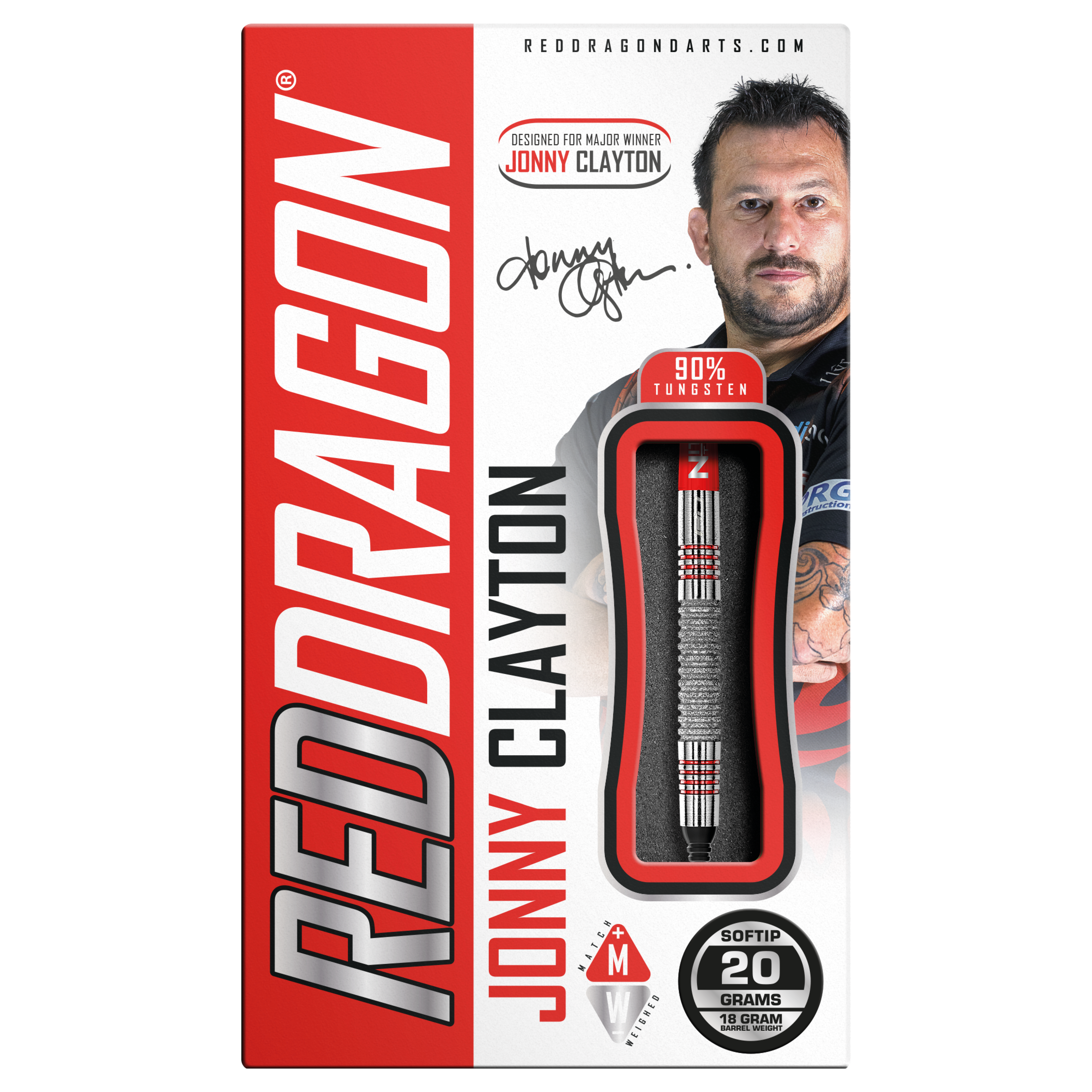  RedDragon Jonny Clayton Element 90% Tungsten Softdarts
