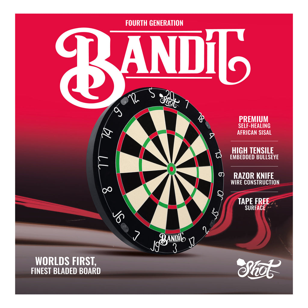  Shot Bandit Steeldartboard