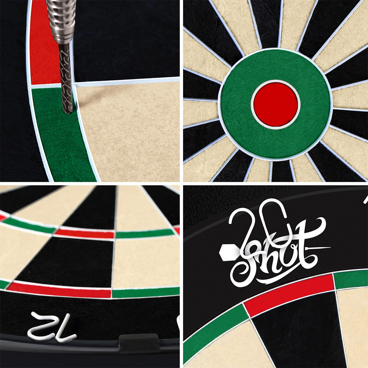  Shot Bandit Steeldartboard
