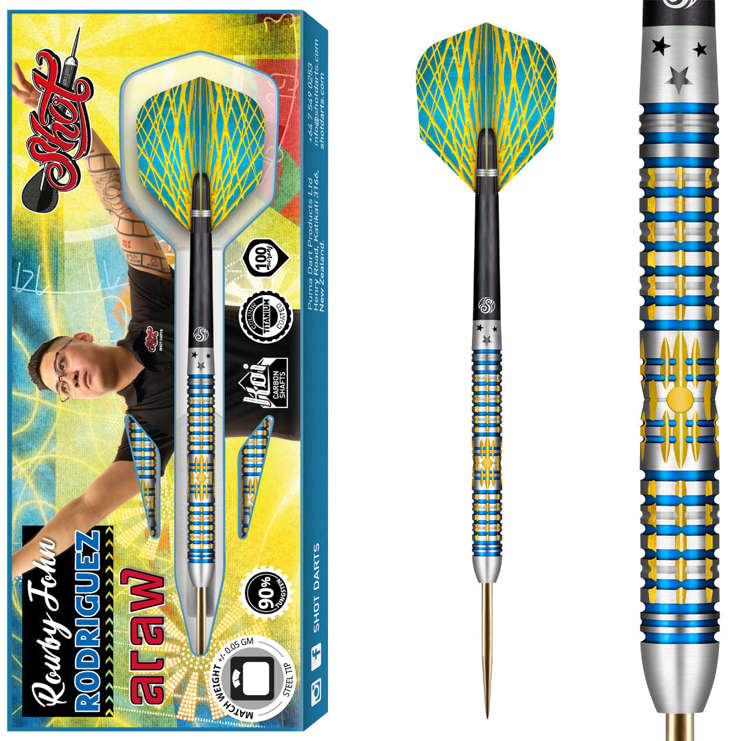  Shot Rowby-John Rodriguez Araw 90% Tungsten Steeldarts