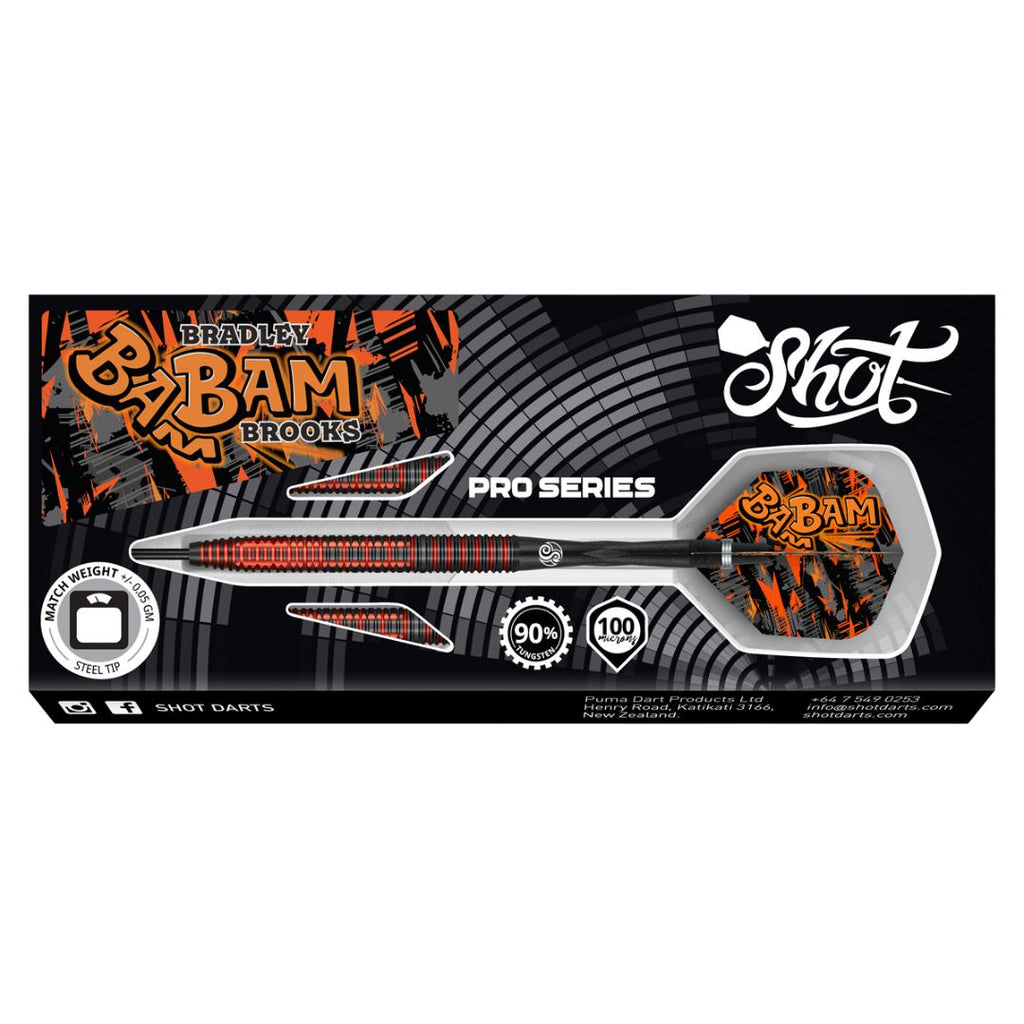  Shot Bradley Brooks 90% Tungsten Steeldarts