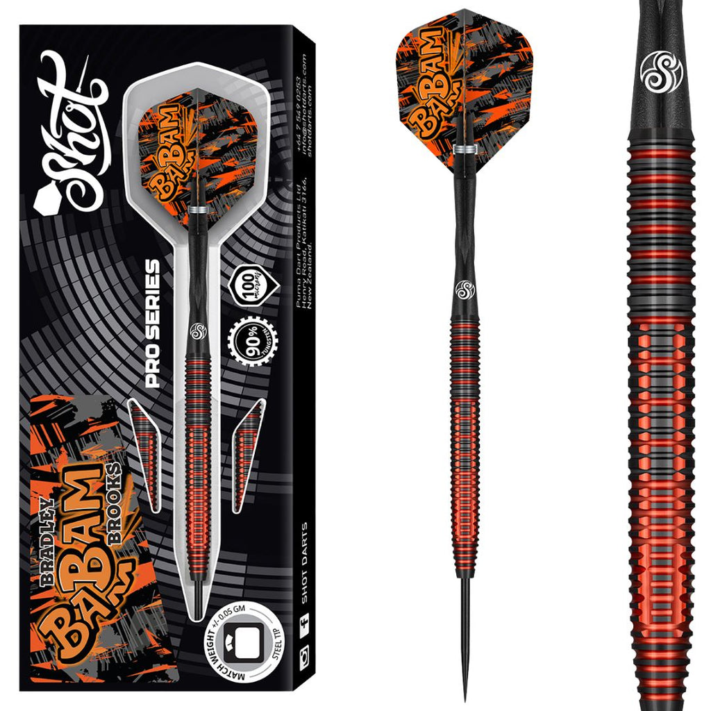  Shot Bradley Brooks 90% Tungsten Steeldarts
