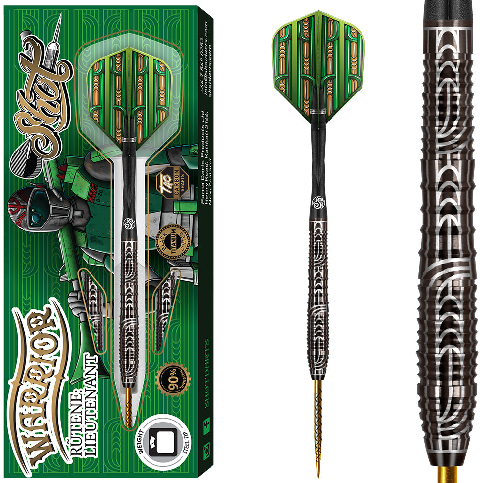  Shot Warrior Rutene 90% Tungsten Steeldarts