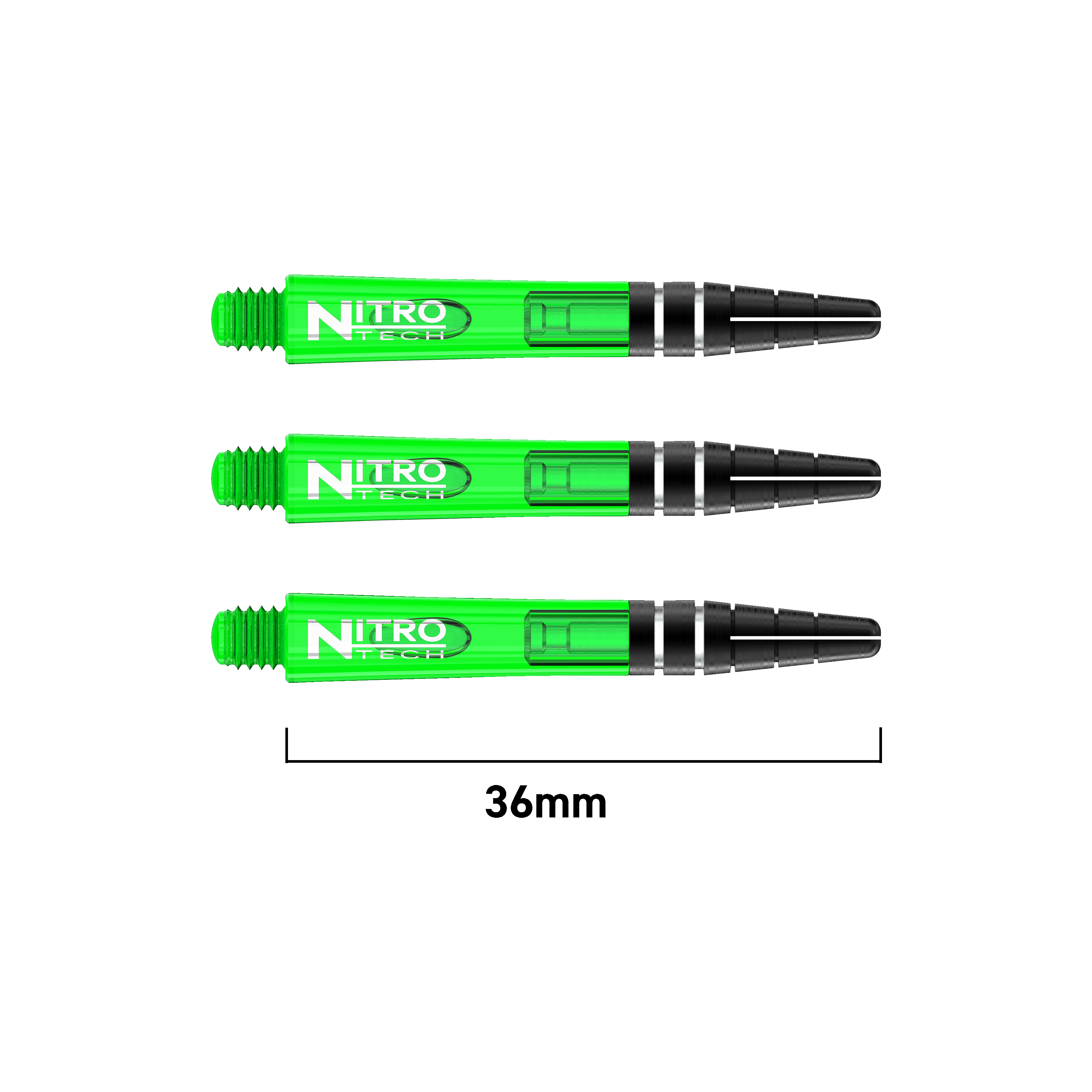  RedDragon Nitrotech Shafts - Grün