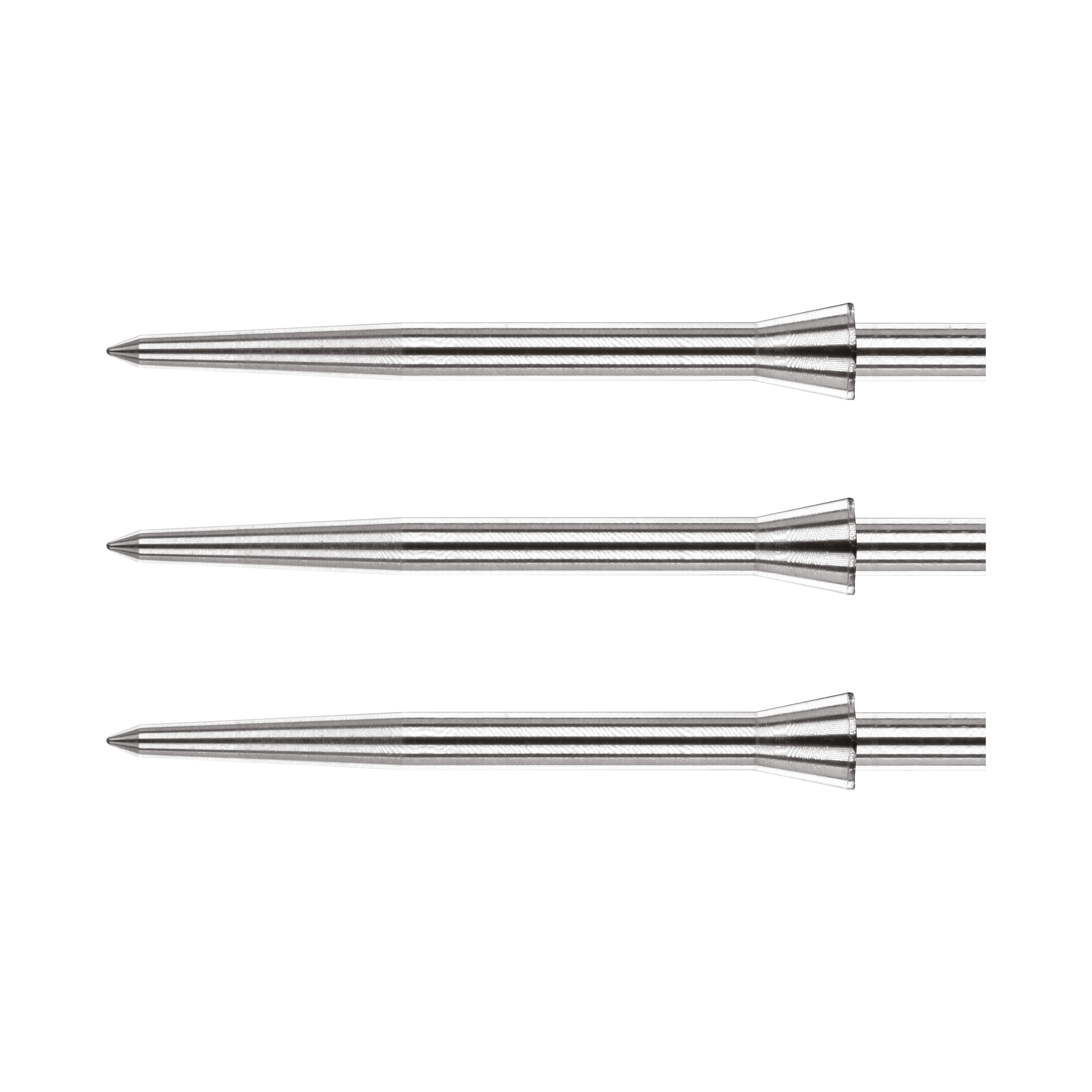  RedDragon Raptor Plain Points - Silber - 28 Mm
