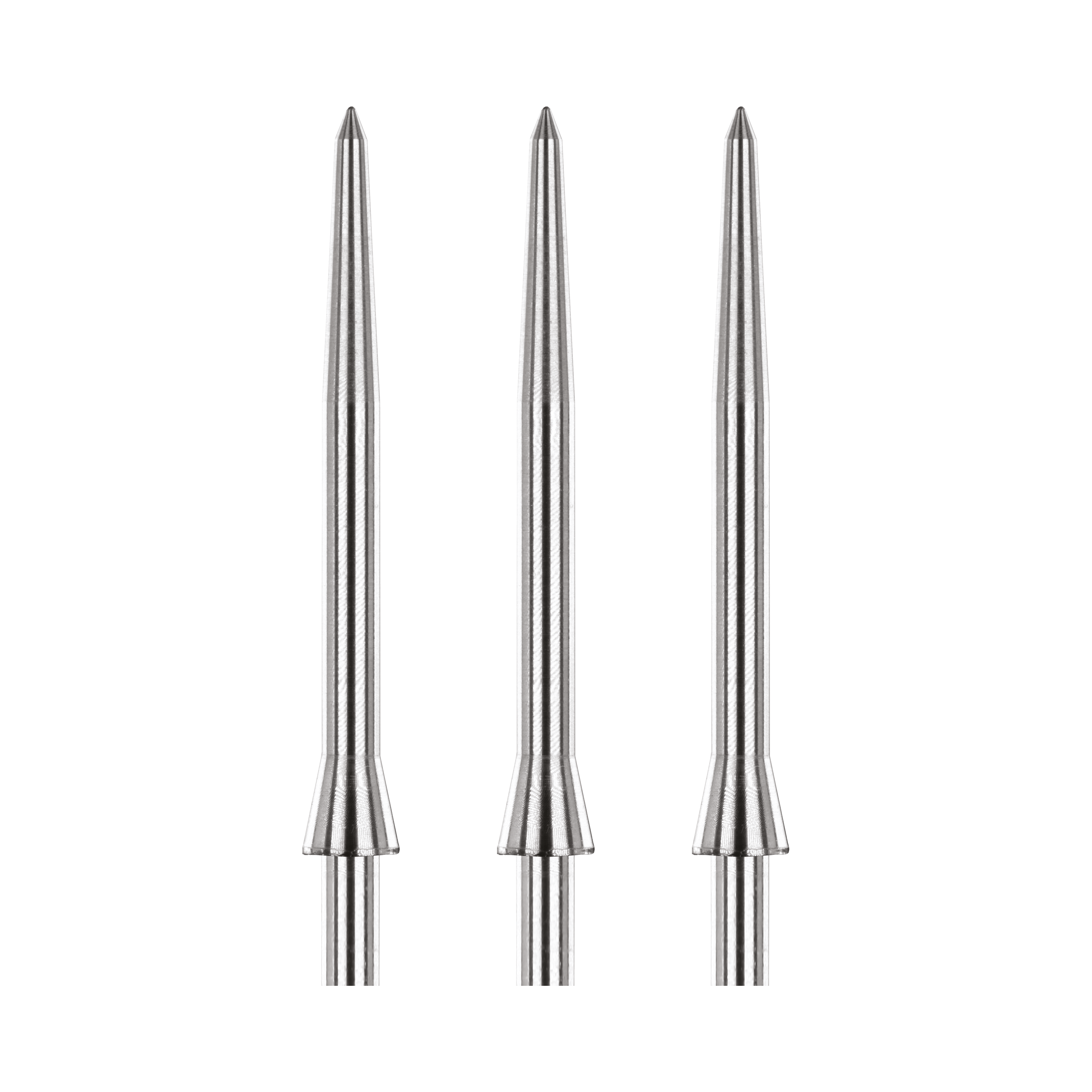  RedDragon Raptor Plain Points - Silber - 28 Mm