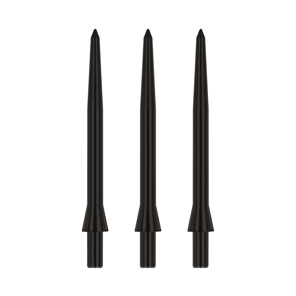  RedDragon Raptor Plain Points - Schwarz - 28 Mm