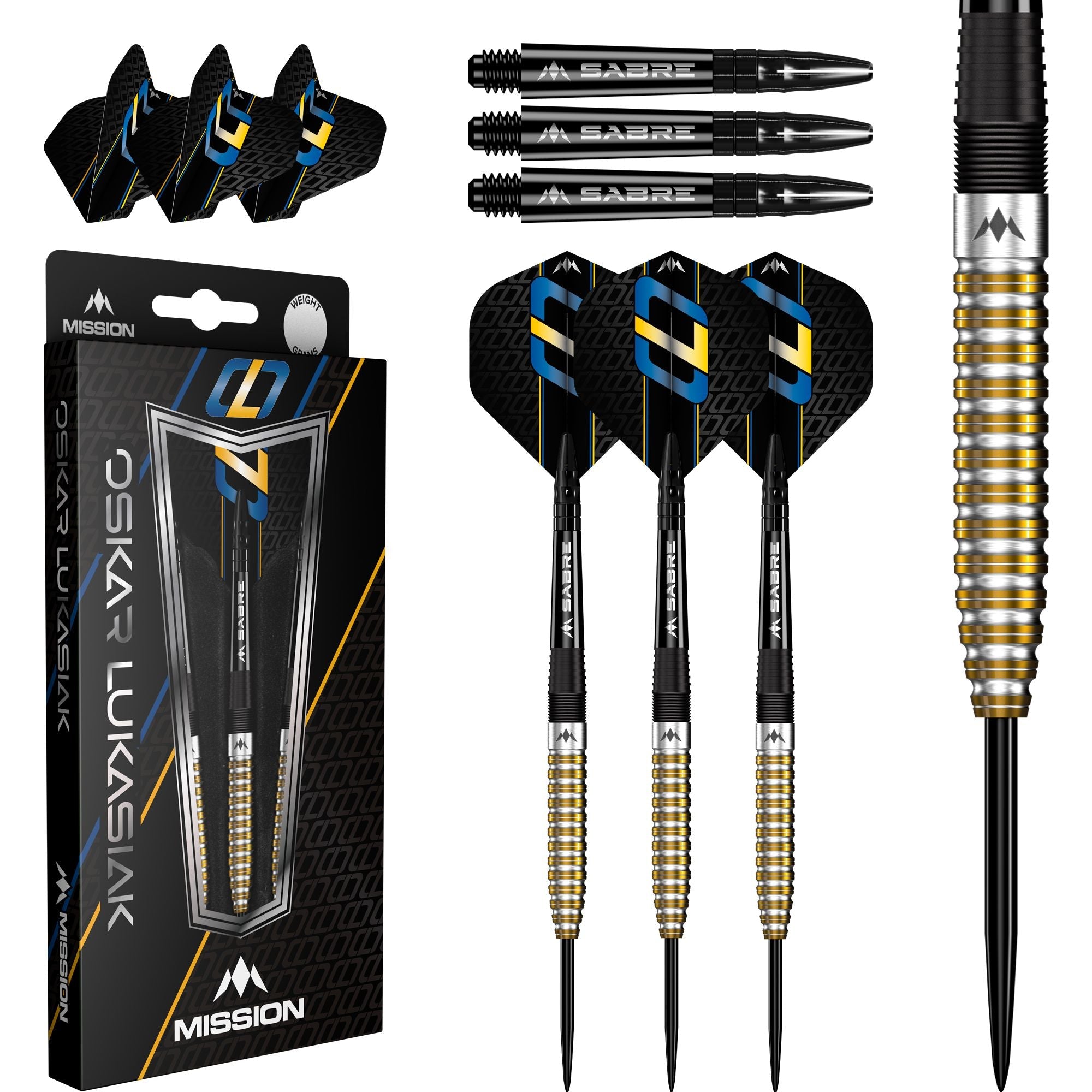  Mission Oskar Lukasiak 95% Tungsten Steeldarts