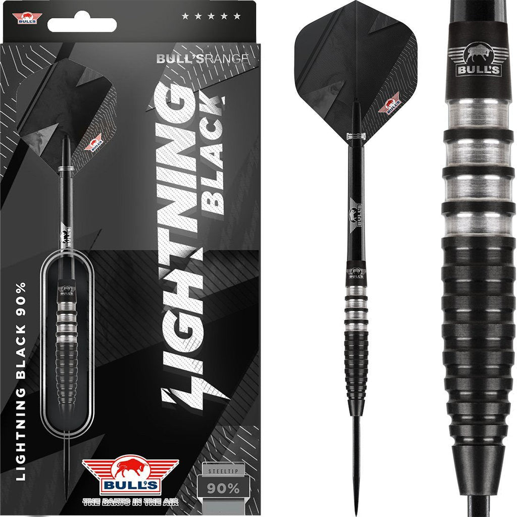  Bull's NL Lightning Black 90% Tungsten Steeldarts