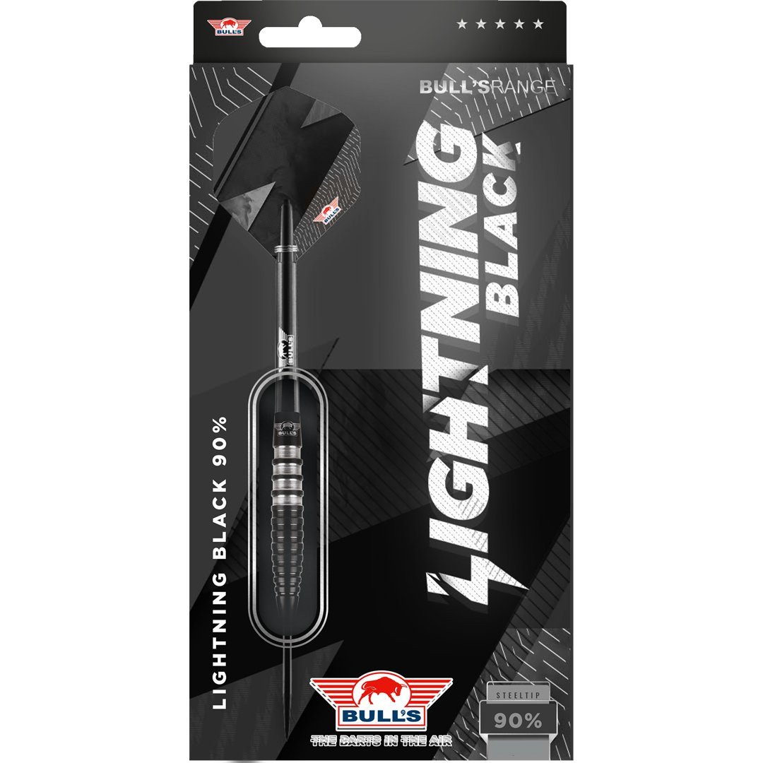  Bull's NL Lightning Black 90% Tungsten Steeldarts
