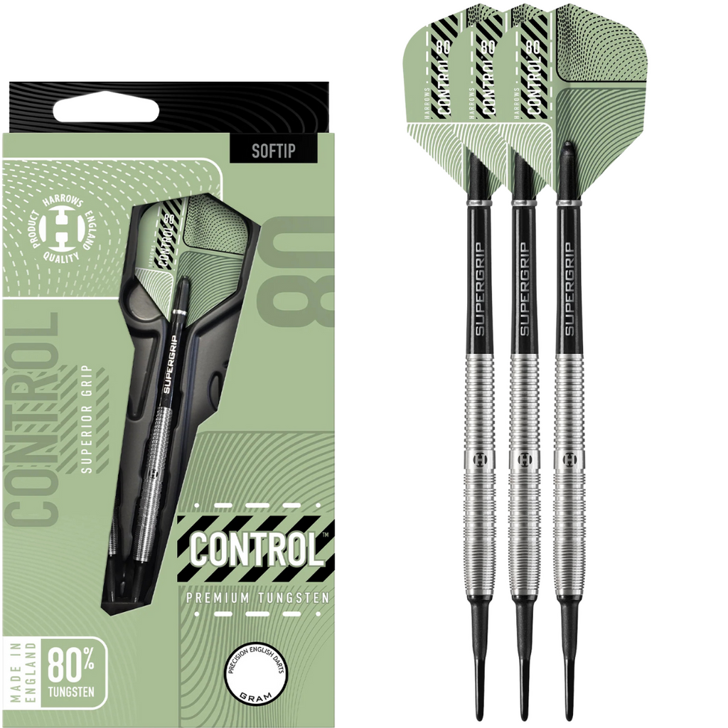  Harrows Control Tapered 80% Tungsten Softdarts
