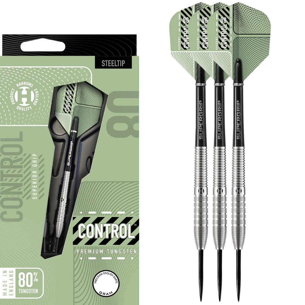  Harrows Control Tapered 80% Tungsten Steeldarts