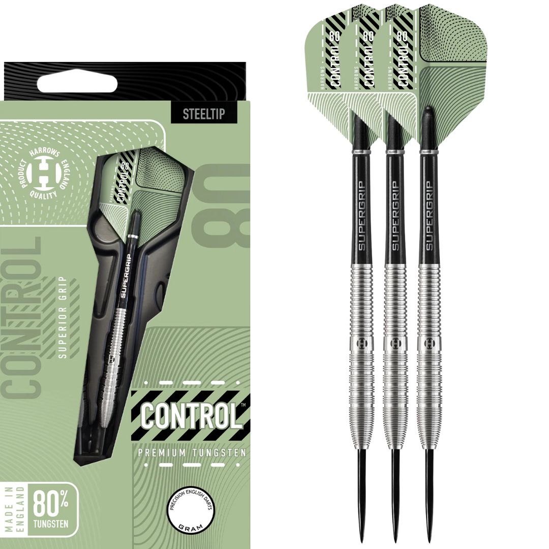 Harrows Control Tapered 80% Tungsten Steeldarts
